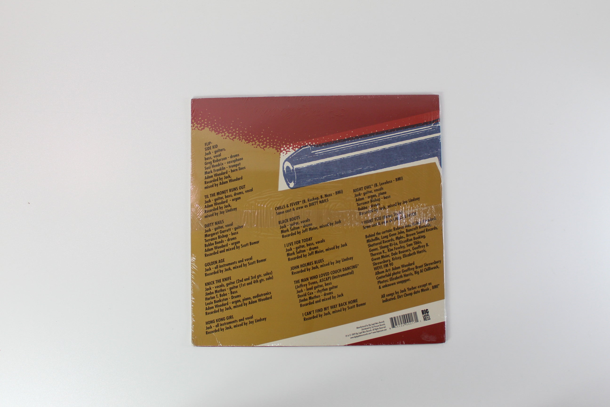 The Tennessee Tearjerkers - Jack-O Is The Flip Side Kid Reissue on Big Legal Mess Records Sealed