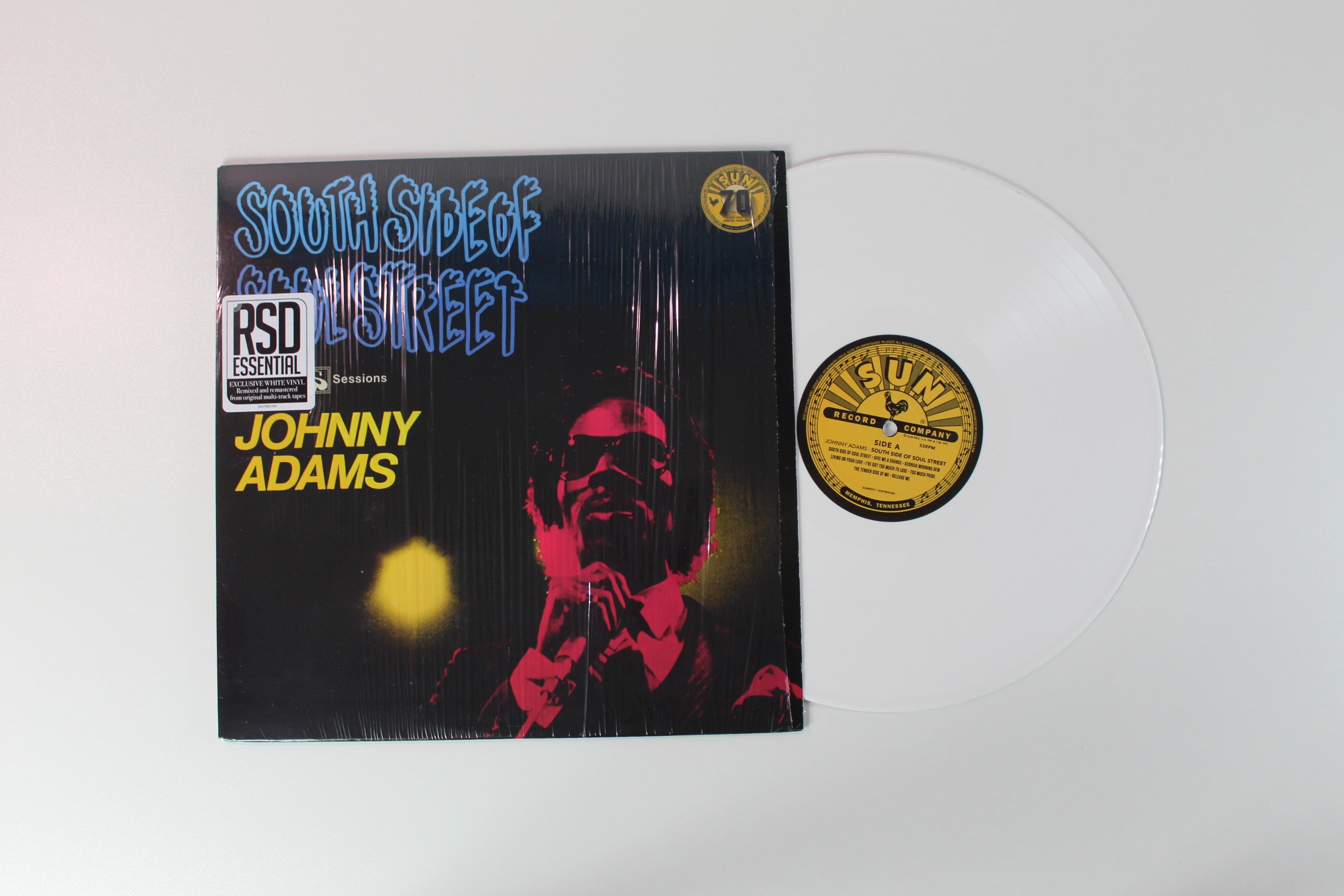 Johnny Adams - South Side Of Soul Street (The SSS Sessions) on Sun - White Vinyl