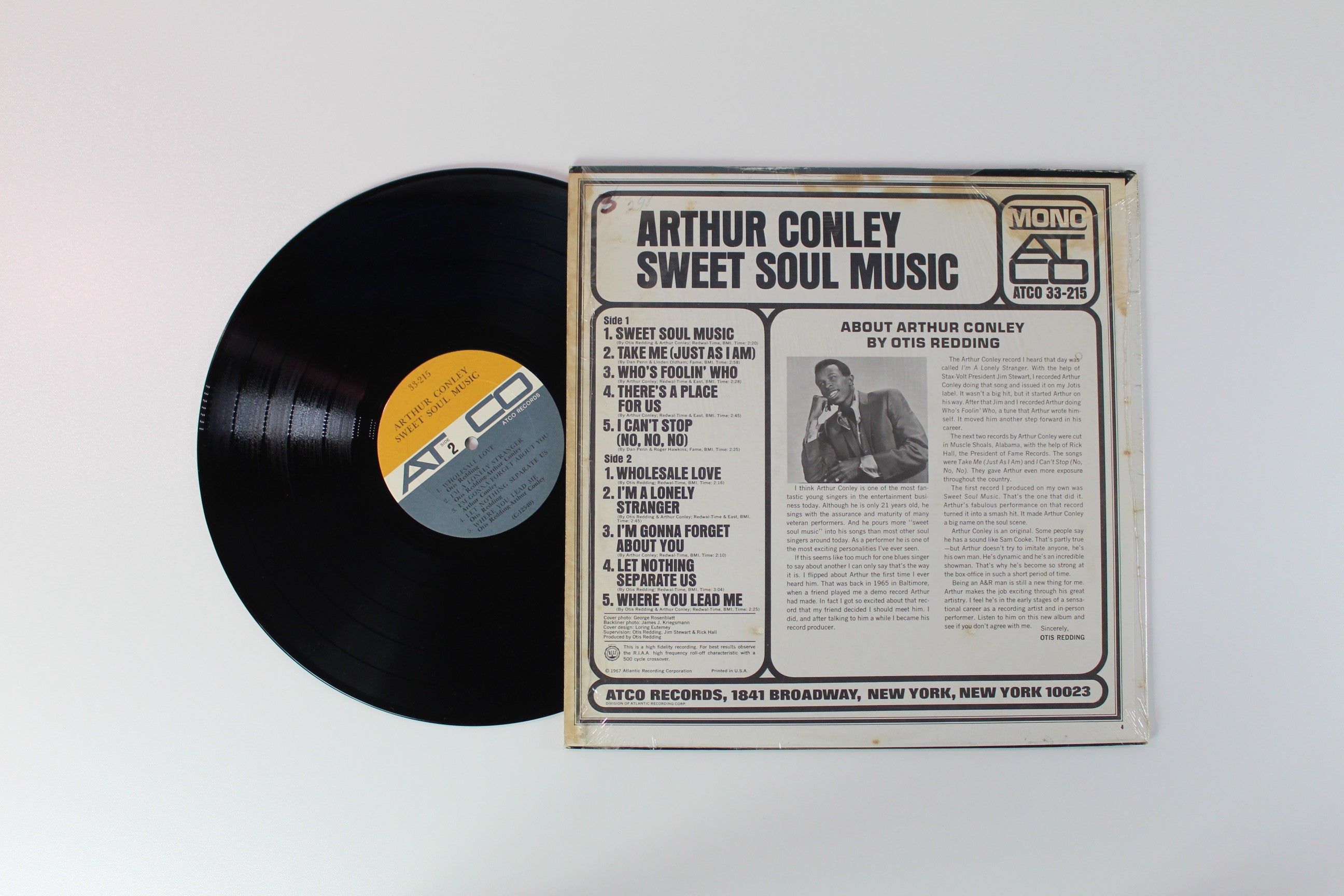 Arthur Conley - Sweet Soul Music on ATCO - Mono