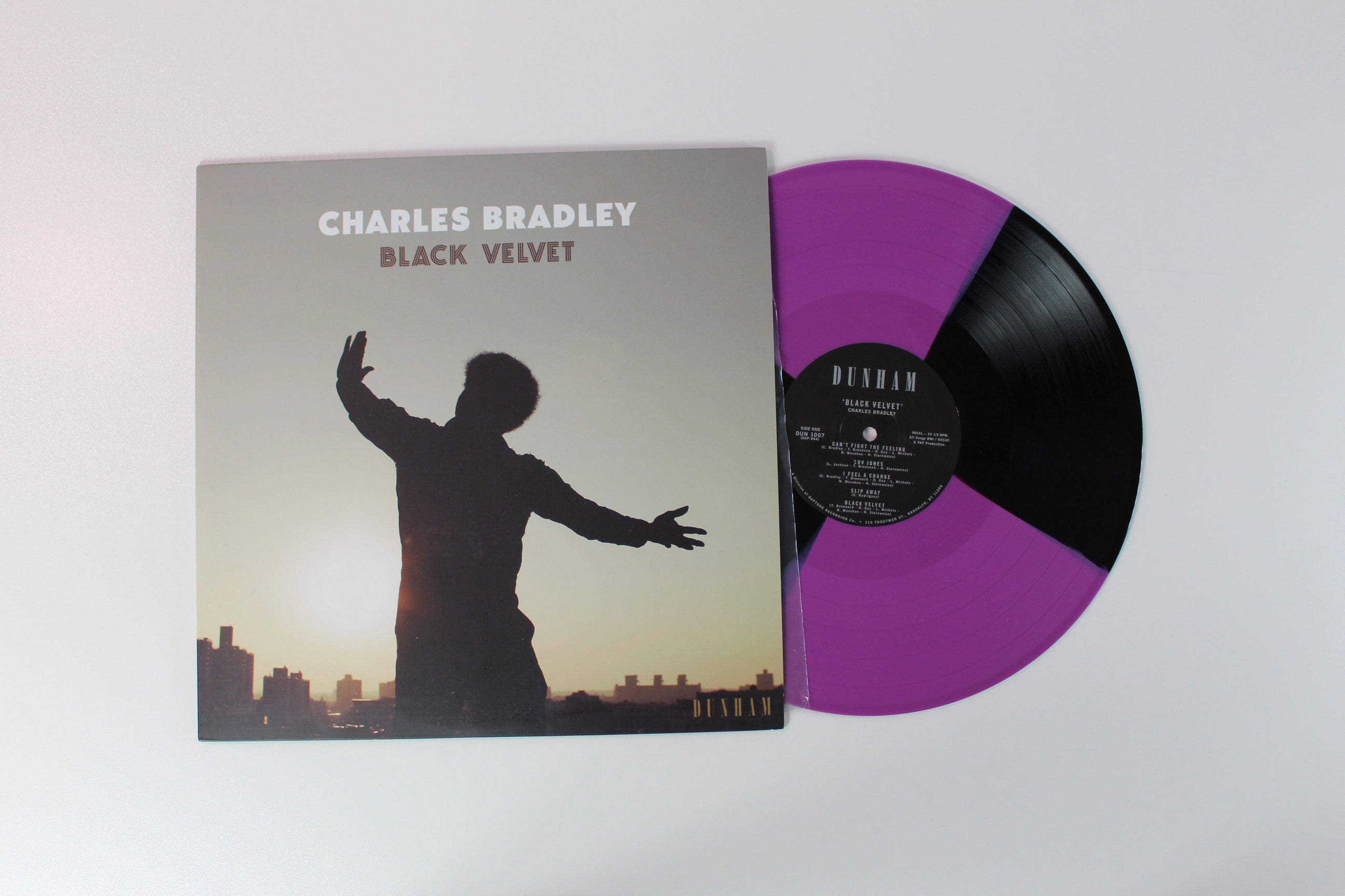 Charles Bradley - Black Velvet on Dunham - Purple & Black Colored Vinyl