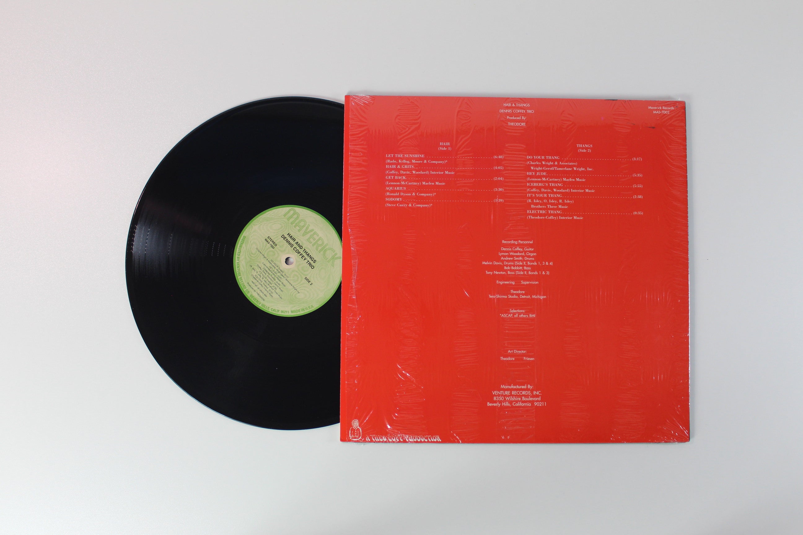 Dennis Coffey Trio - Hair And Thangs on Maverick Reissue