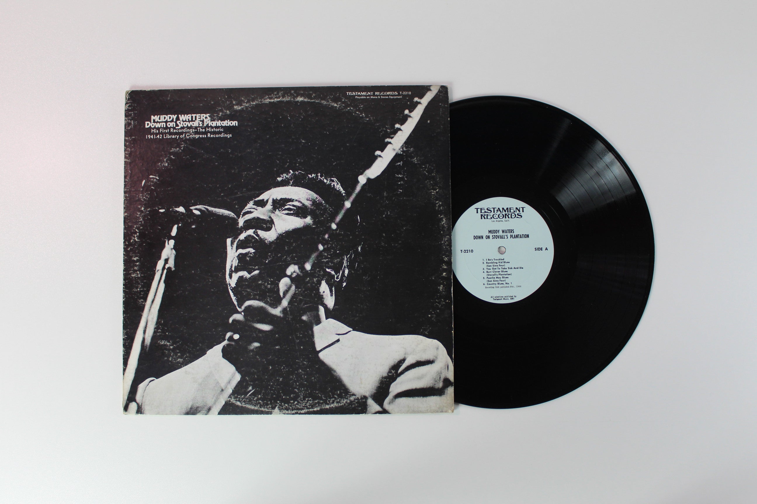 Muddy Waters - Down On Stovall's Plantation on Testament Records