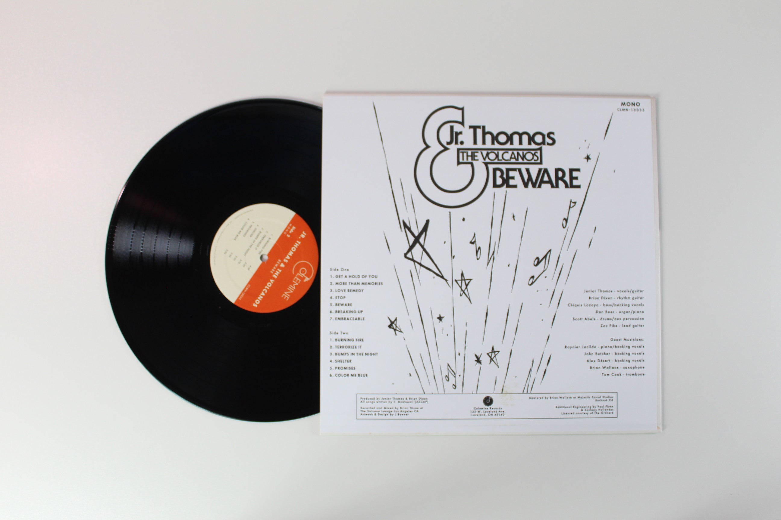 Jr. Thomas & The Volcanos - Beware on Colemine Records Reissue