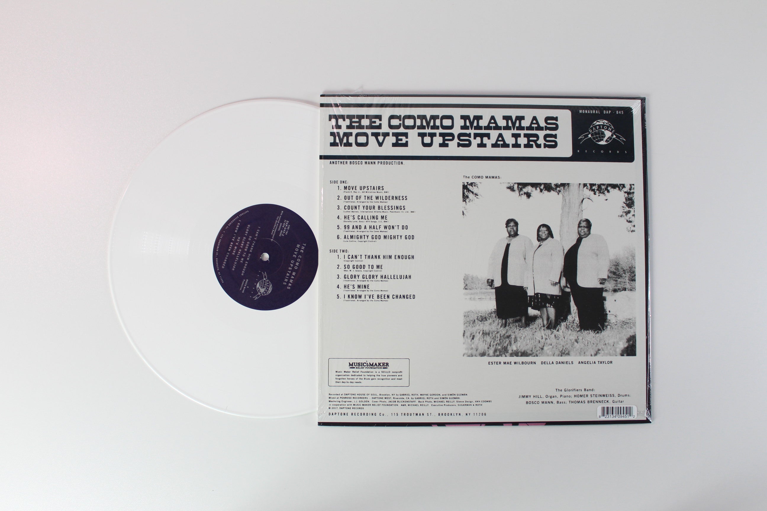 Como Mamas - Move Upstairs on Daptone Records - White Vinyl