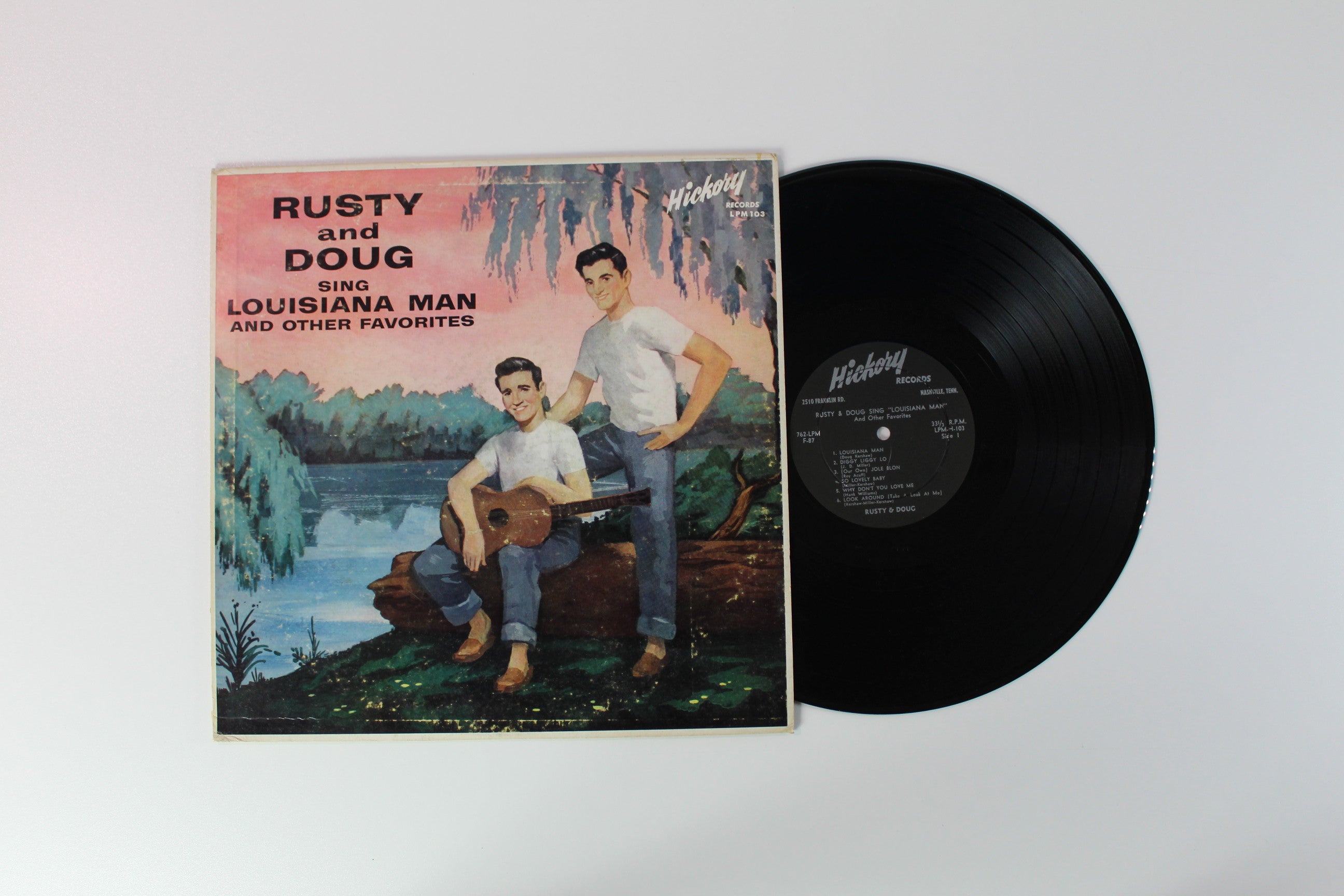 Rusty & Doug Kershaw - Sing Louisiana Man And Other Favorites on Hickory Records