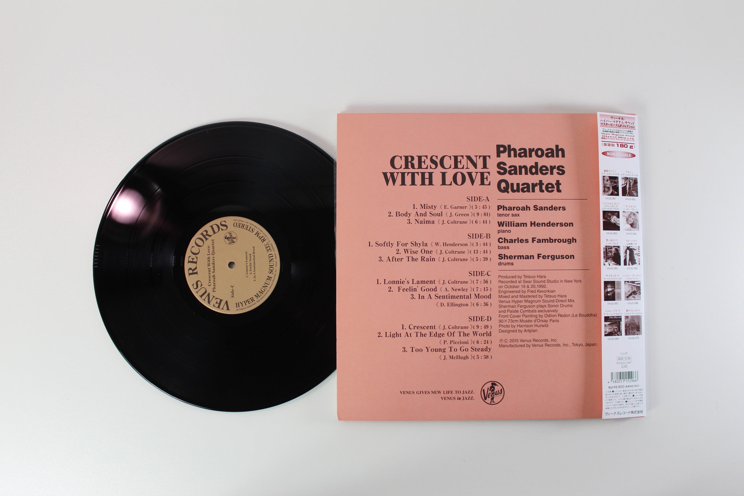 Pharoah Sanders Quartet - Crescent With Love Ltd. Reissue on Venus Records