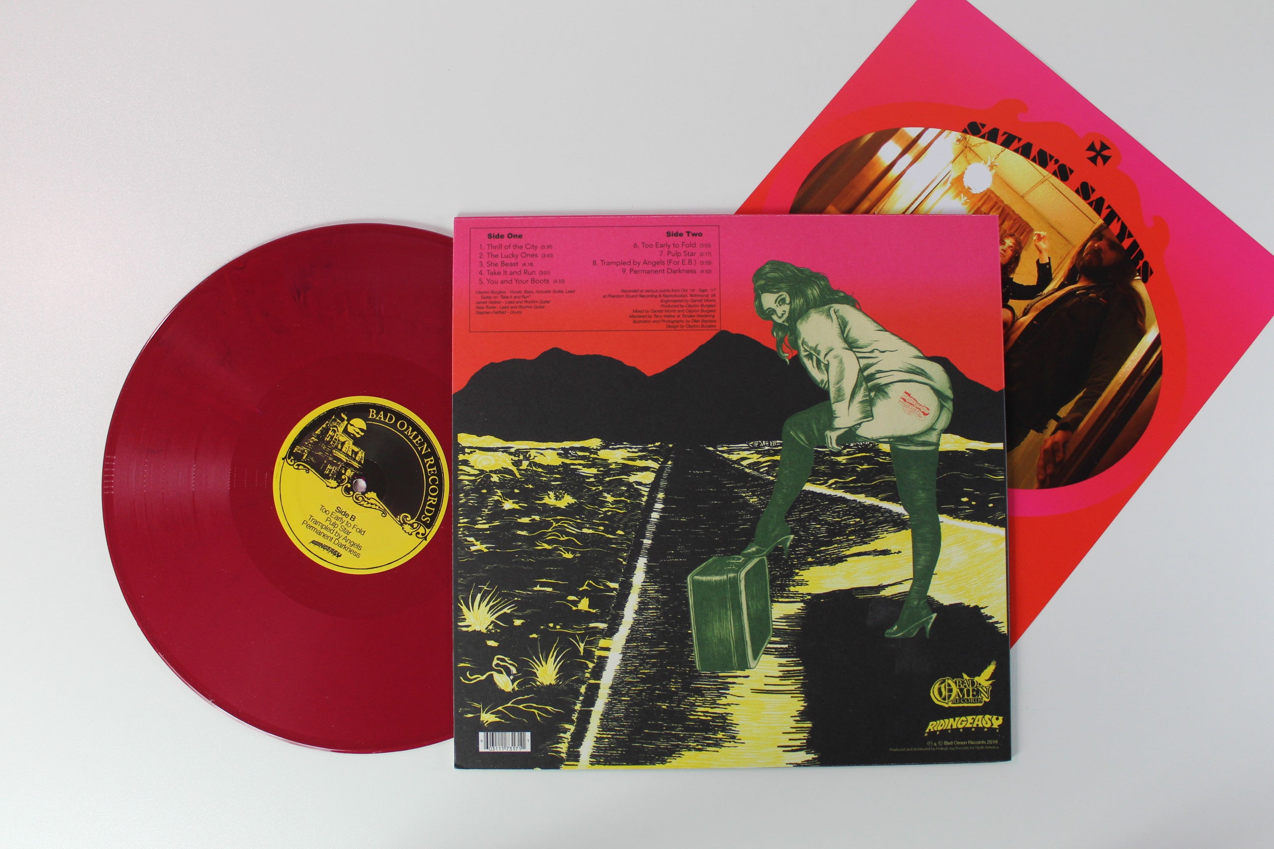 Satan's Satyrs - The Lucky Ones on RidingEasy Records & Bad Omen Records - Purple Vinyl