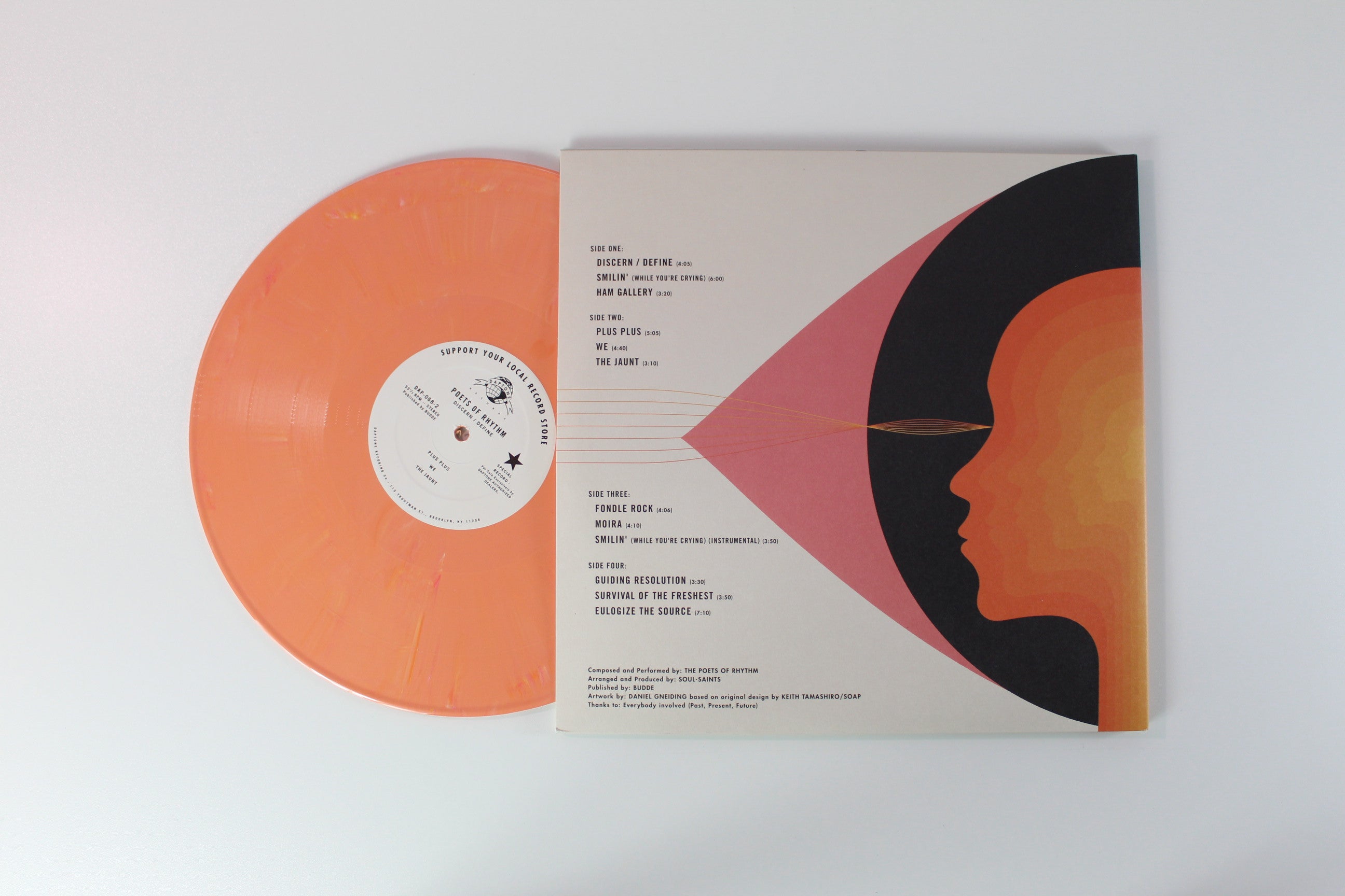 The Poets Of Rhythm - Discern / Define on Daptone Records - Cosmic Peach Colored Vinyl