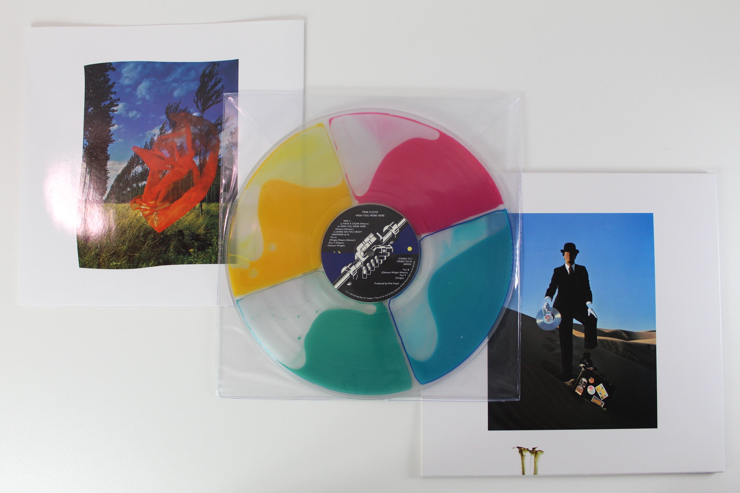 Pink Floyd - Wish You Were Here Reissue on Columbia Quad-Liquid Filled Vinyl