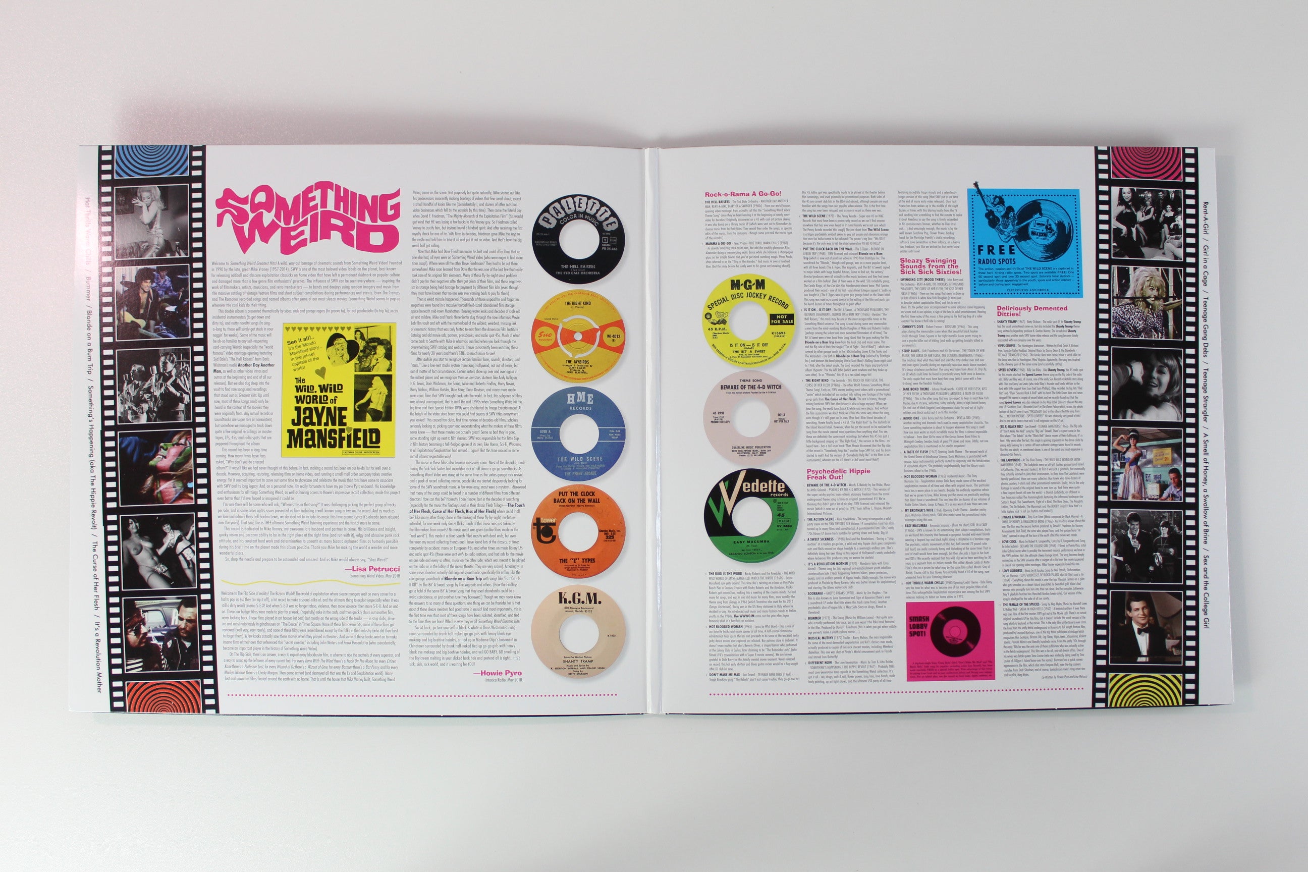 Various - Something Weird Greatest Hits! on Modern Harmonic - Yellow Vinyl