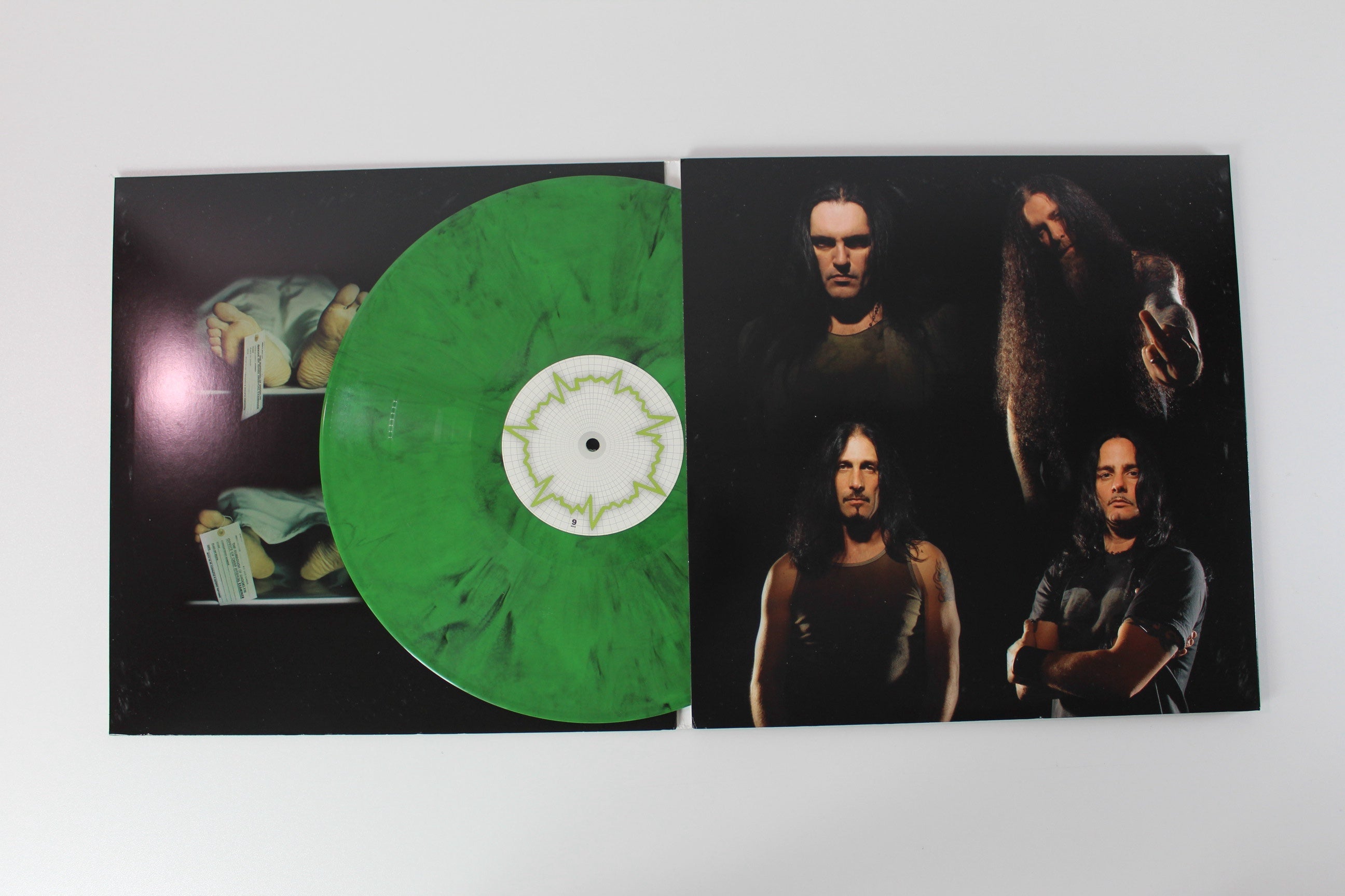 Type O Negative - Life Is Killing Me on Roadrunner Green & Black Mixed Vinyl Reissue