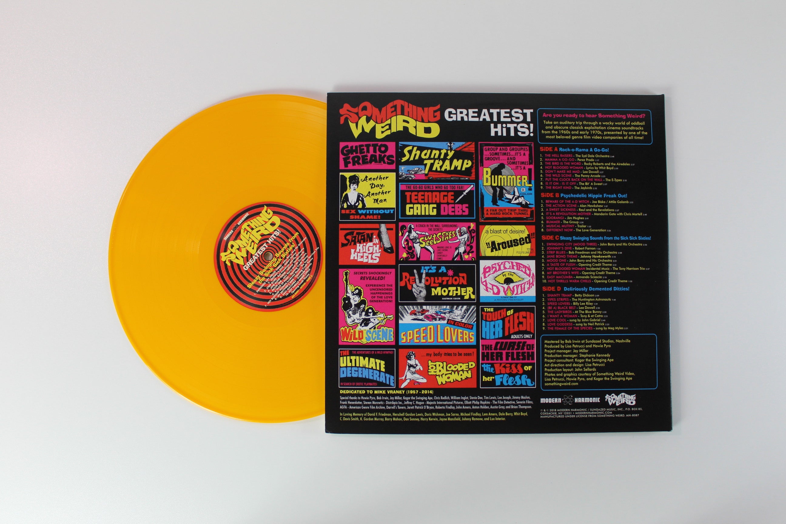 Various - Something Weird Greatest Hits! on Modern Harmonic - Yellow Vinyl