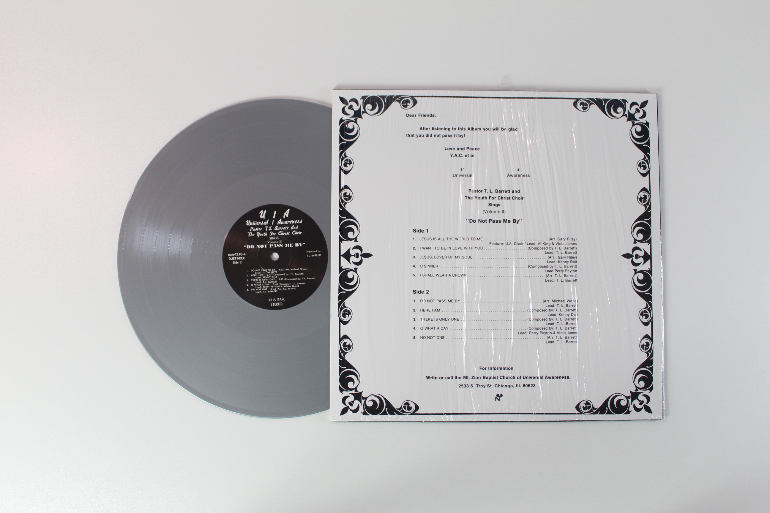 Pastor T. L. Barrett - Do Not Pass Me By (Vol. II) on Numero Group - Silver Vinyl