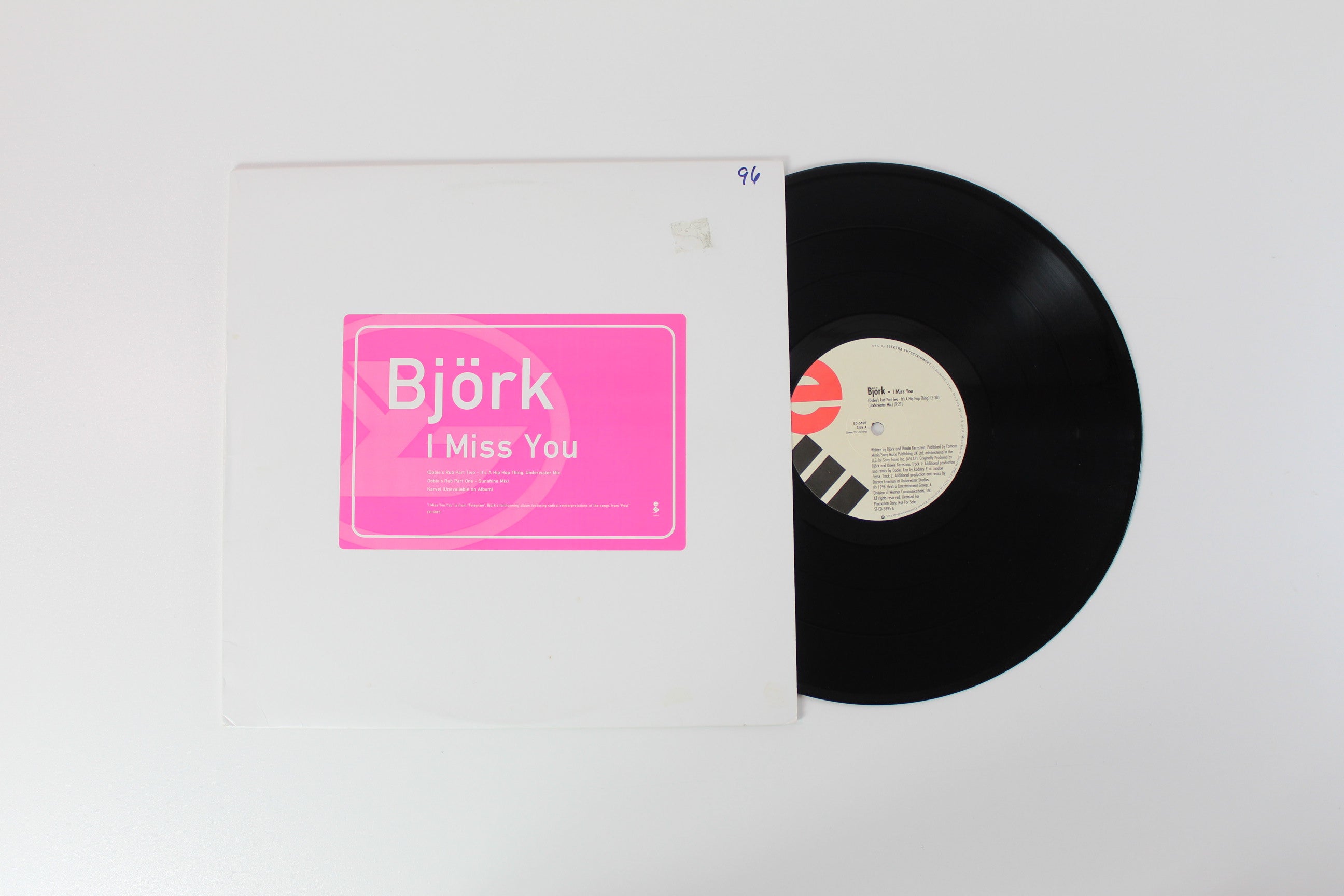 Björk - I Miss You on Elektra Promo 12" Single