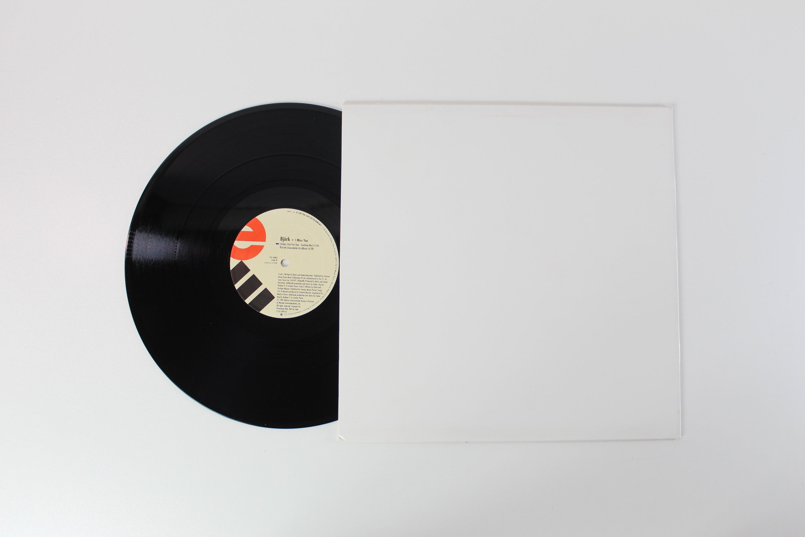 Björk - I Miss You on Elektra Promo 12" Single