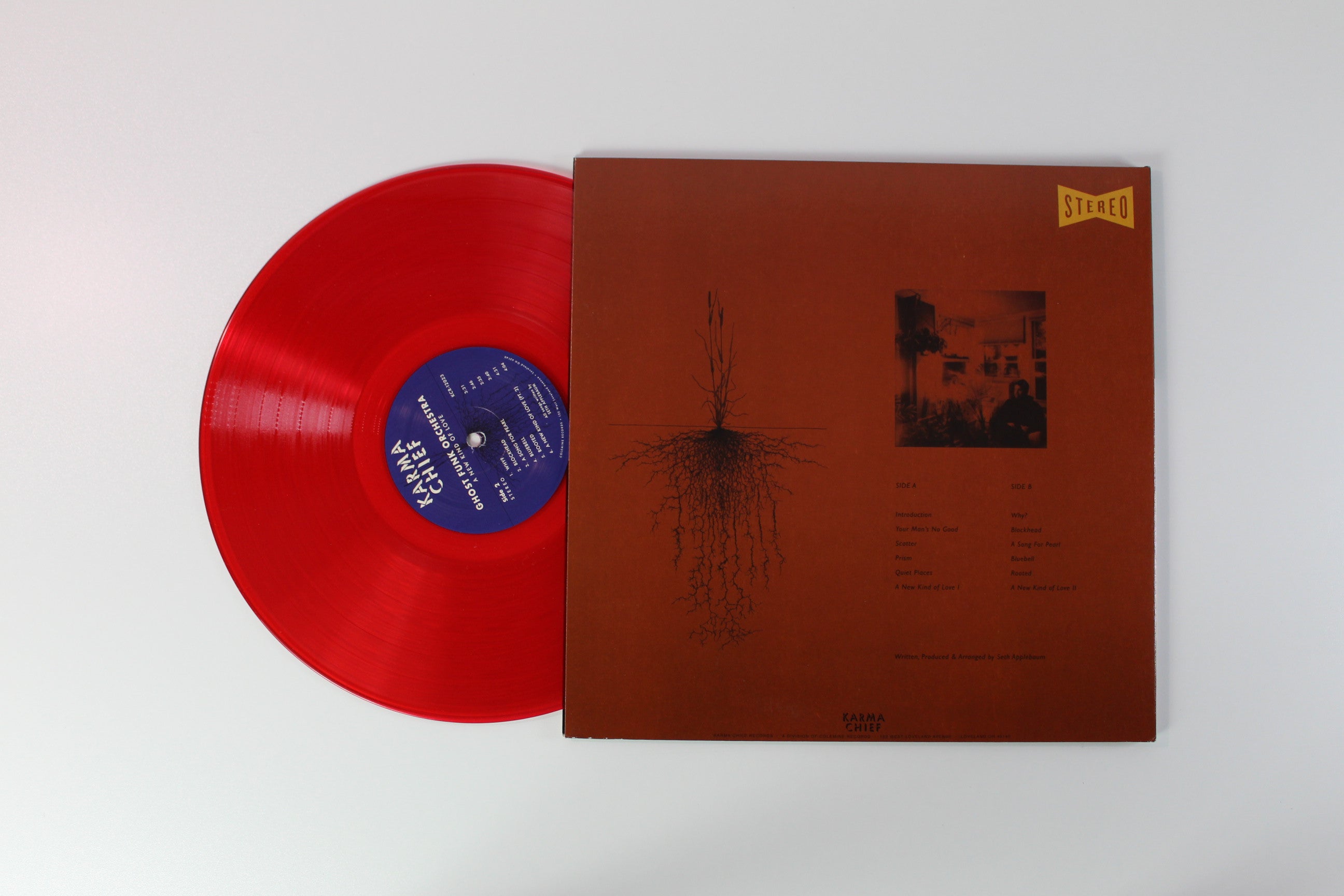 Ghost Funk Orchestra - A New Kind Of Love on Karma Chief Records - Red Vinyl