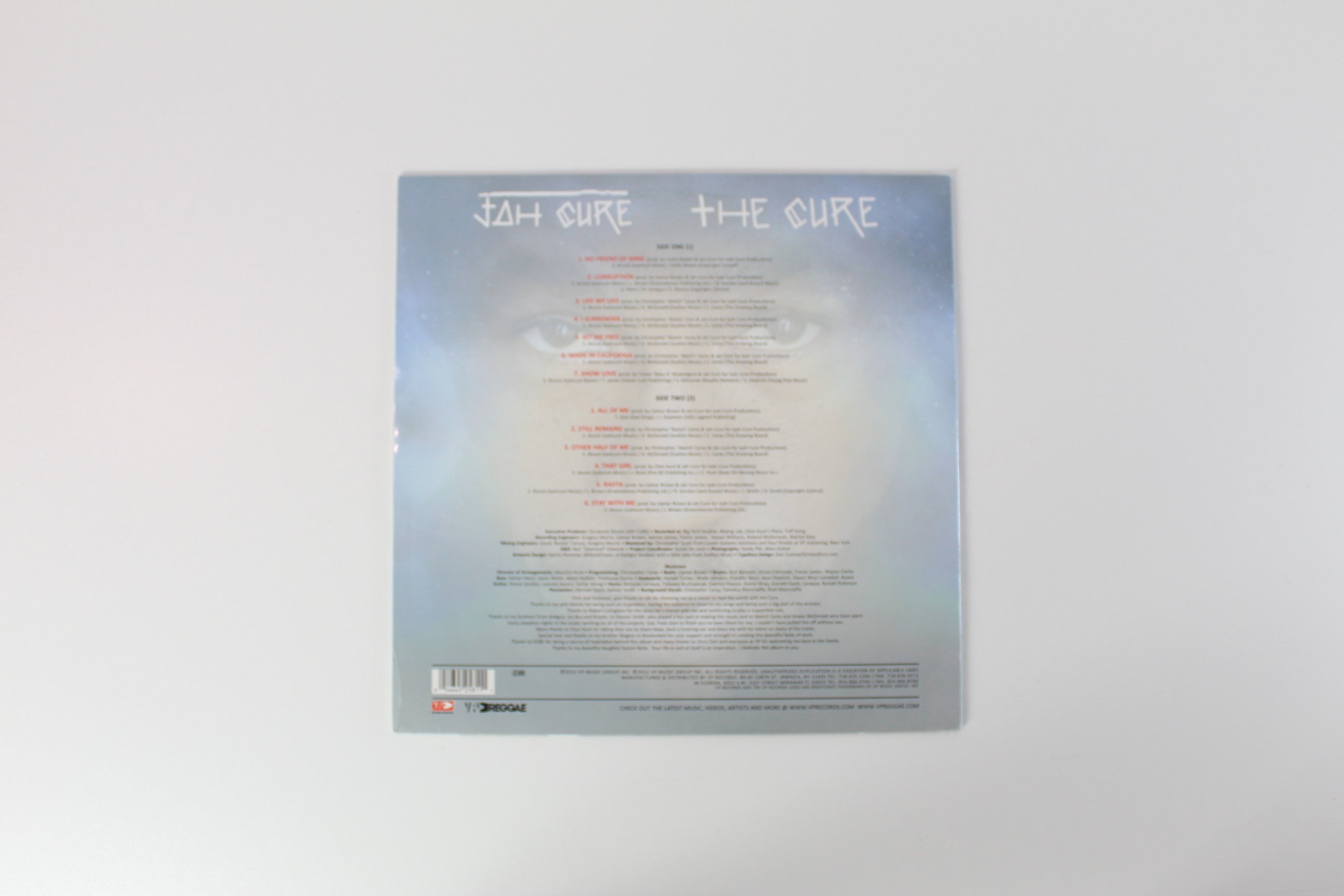 Jah Cure - The Cure on VP Ltd Blue Vinyl Sealed