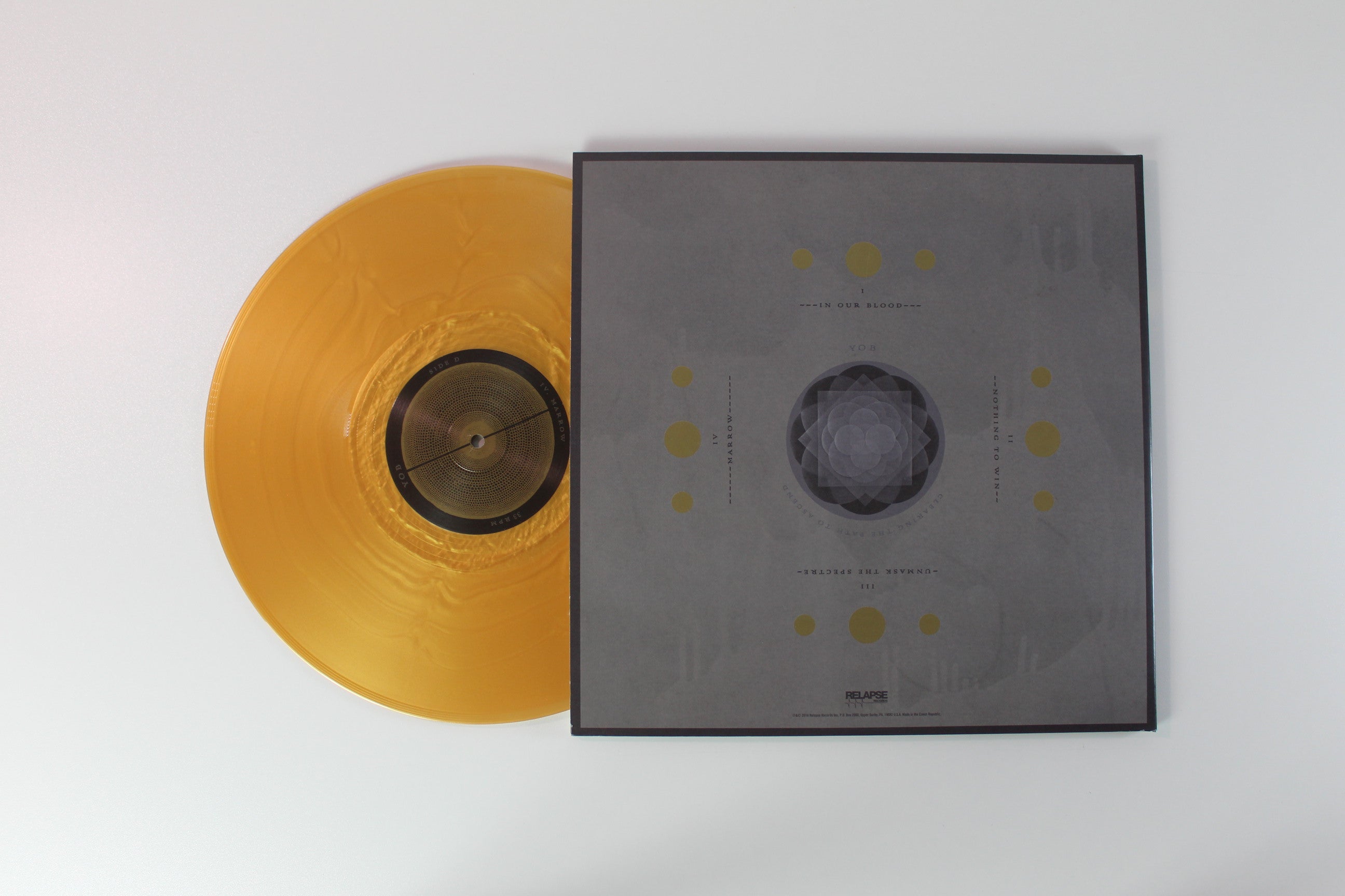 Yob - Clearing The Path To Ascend on Relapse Records - Gold Vinyl