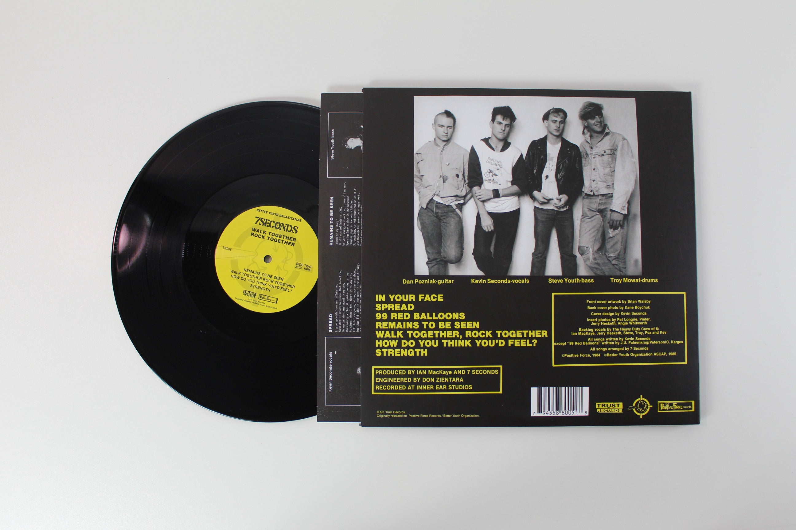 7 Seconds - Walk Together Rock Together on Trust Records Ltd Reissue