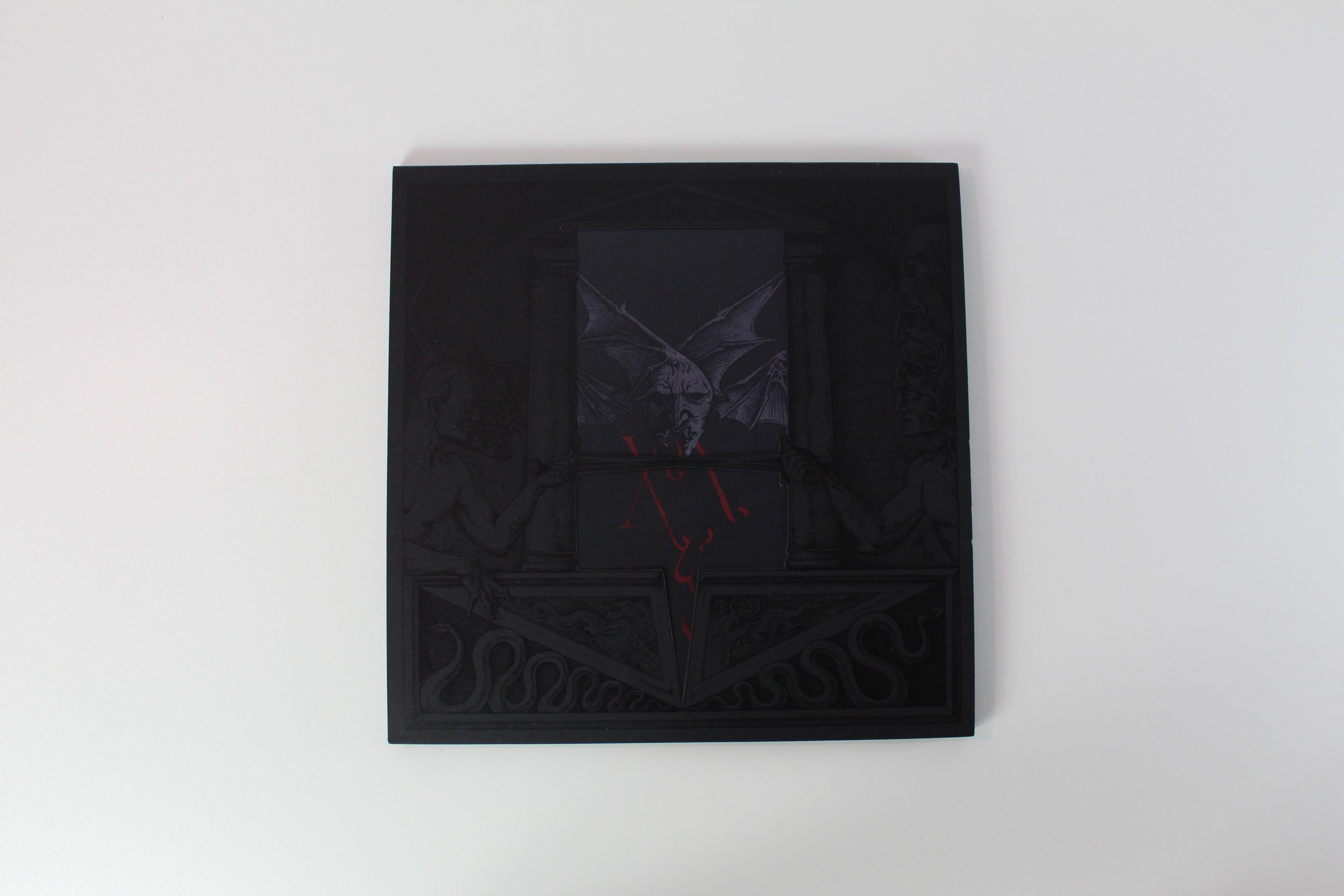 Akhlys - House Of The Black Geminus on Debemur Morti Ltd Numbered Blue/Silver Mixed Vinyl