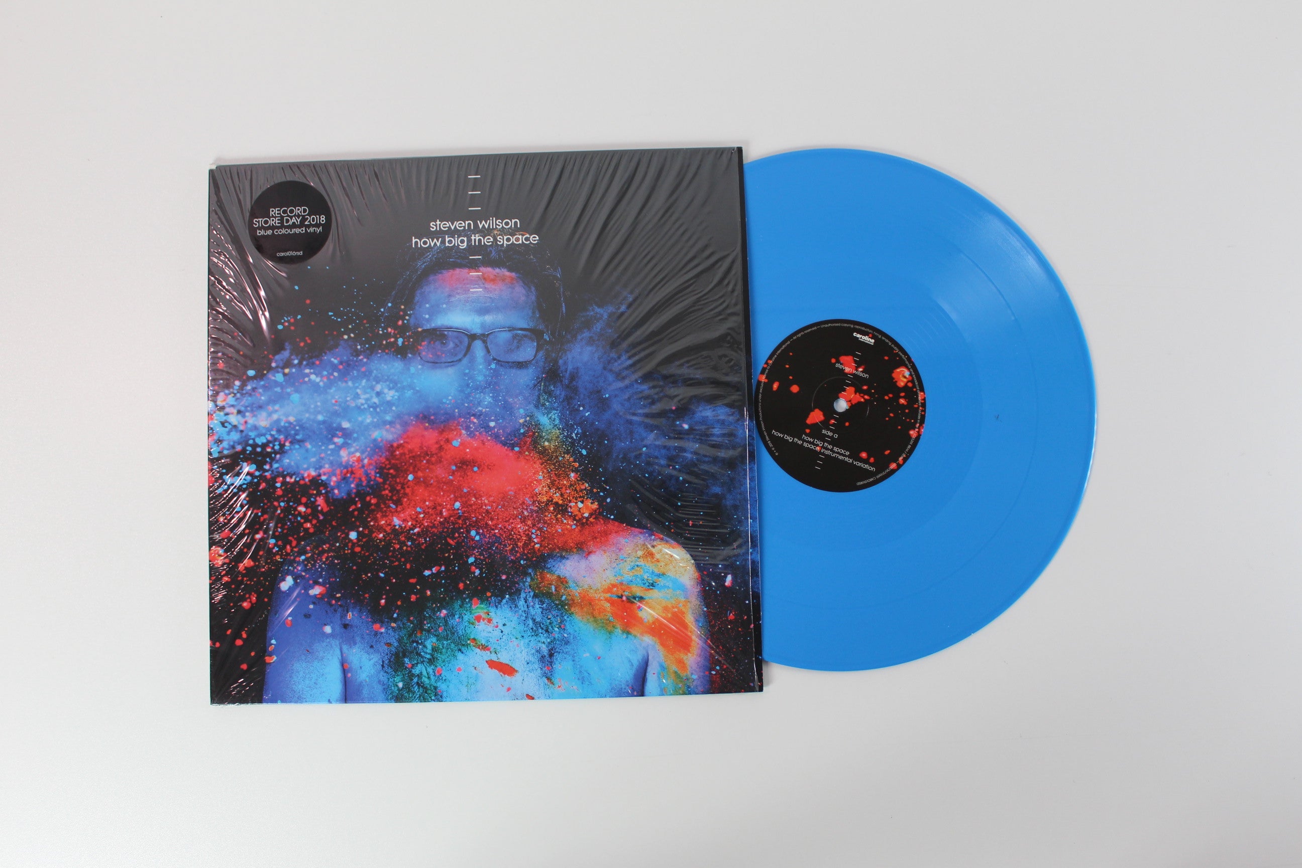 Steven Wilson - How Big The Space on Caroline International RSD 2018 Ltd Blue Vinyl