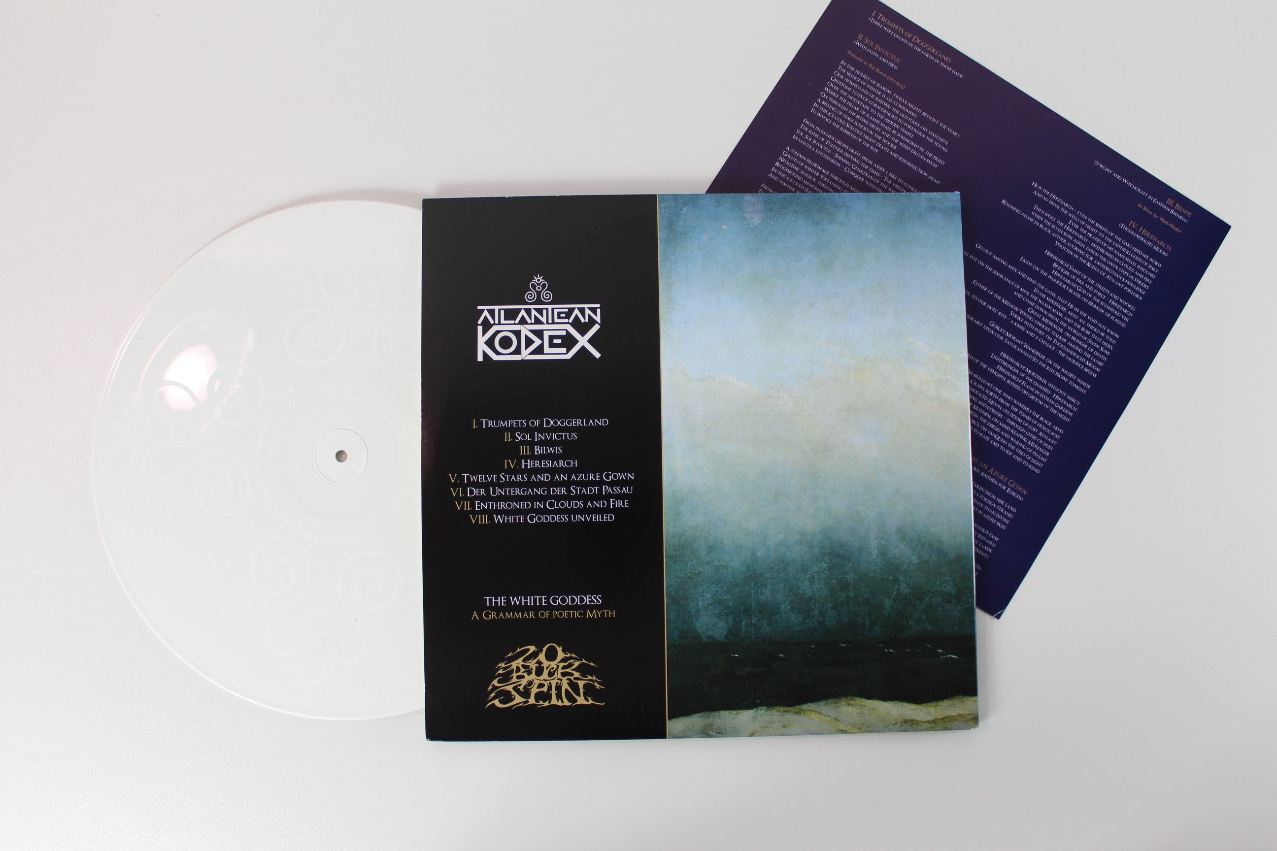 Atlantean Kodex - The White Goddess on 20 Buck Spin Ltd White Vinyl