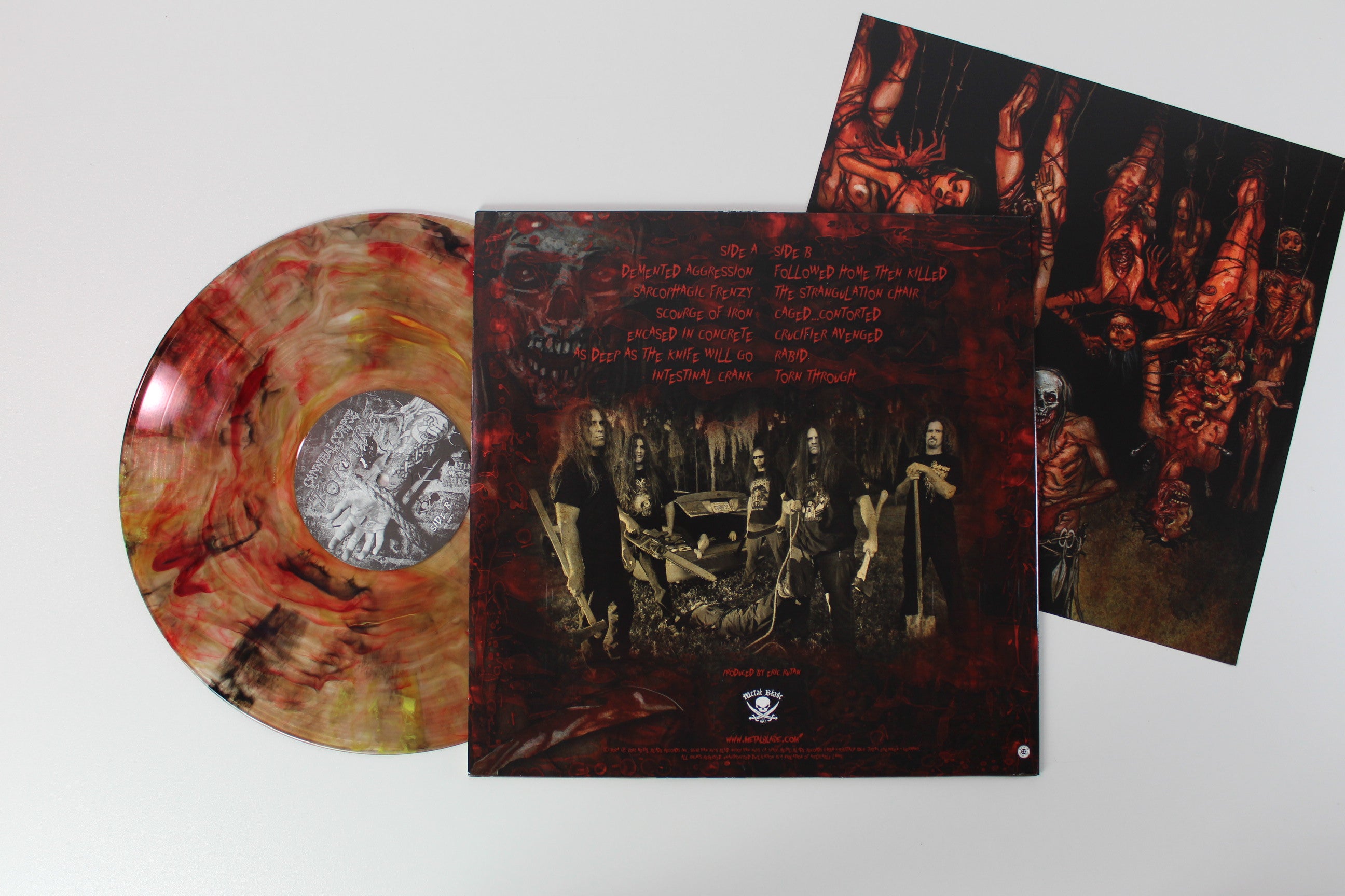 Cannibal Corpse - Torture on Metal Blade Sarcophagus Fluid Vinyl Reissue