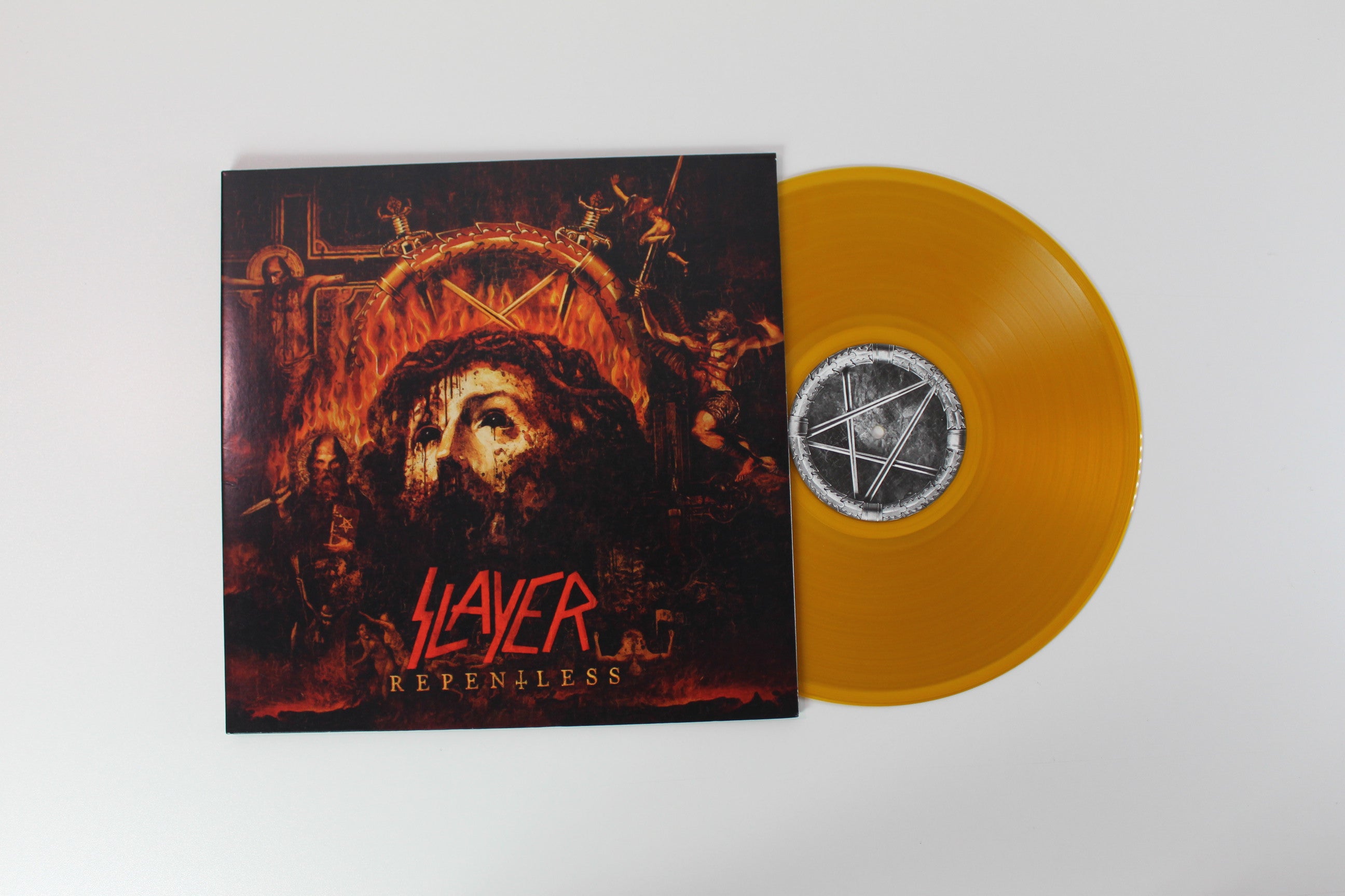 Slayer - Repentless on Nuclear Blast Ltd Orange Vinyl