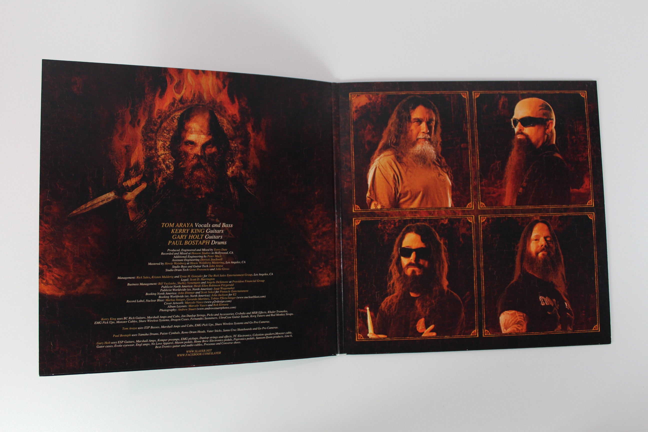 Slayer - Repentless on Nuclear Blast Ltd Orange Vinyl