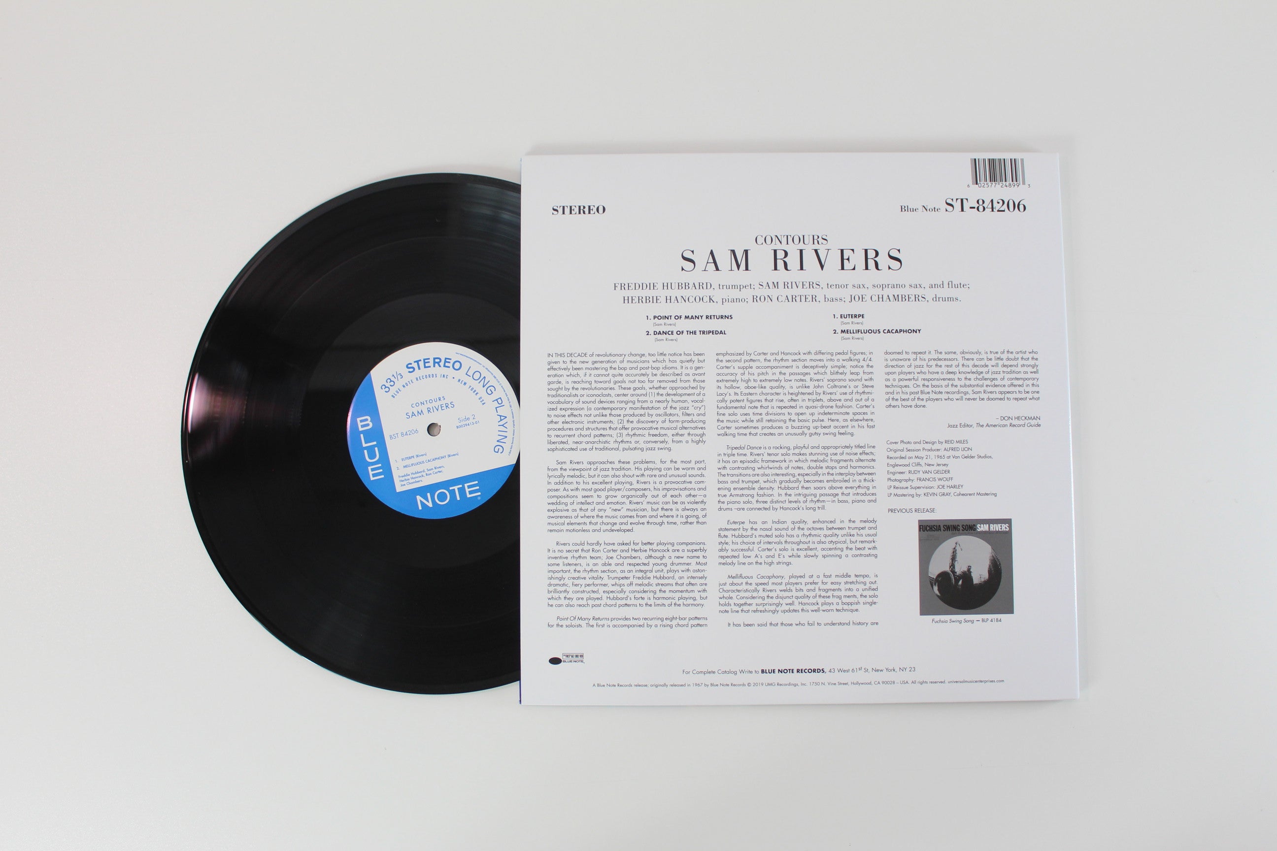 Sam Rivers - Contours on Blue Note Tone Poet Series Reissue
