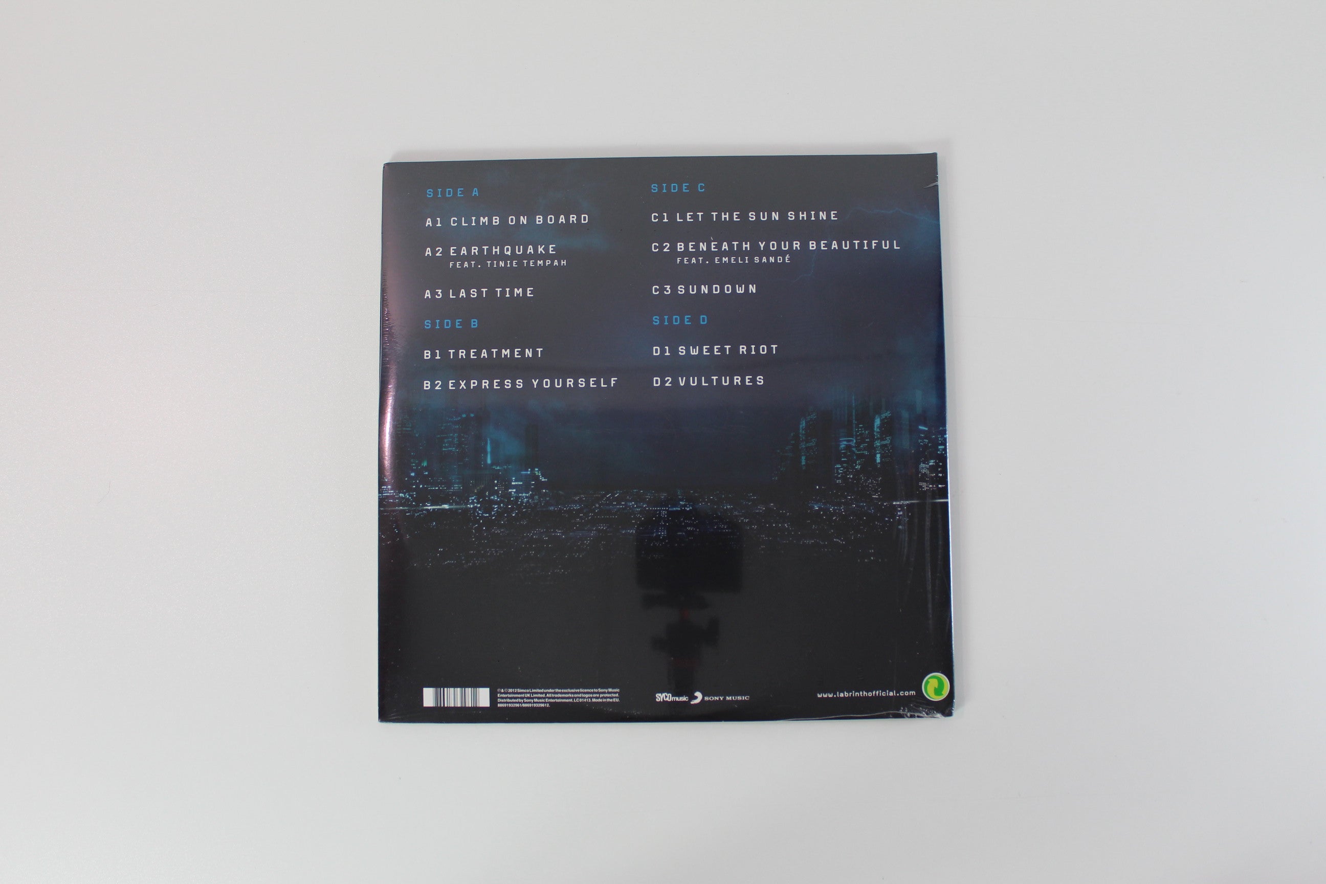 Labrinth - Electronic Earth on Syco Music White Vinyl Sealed