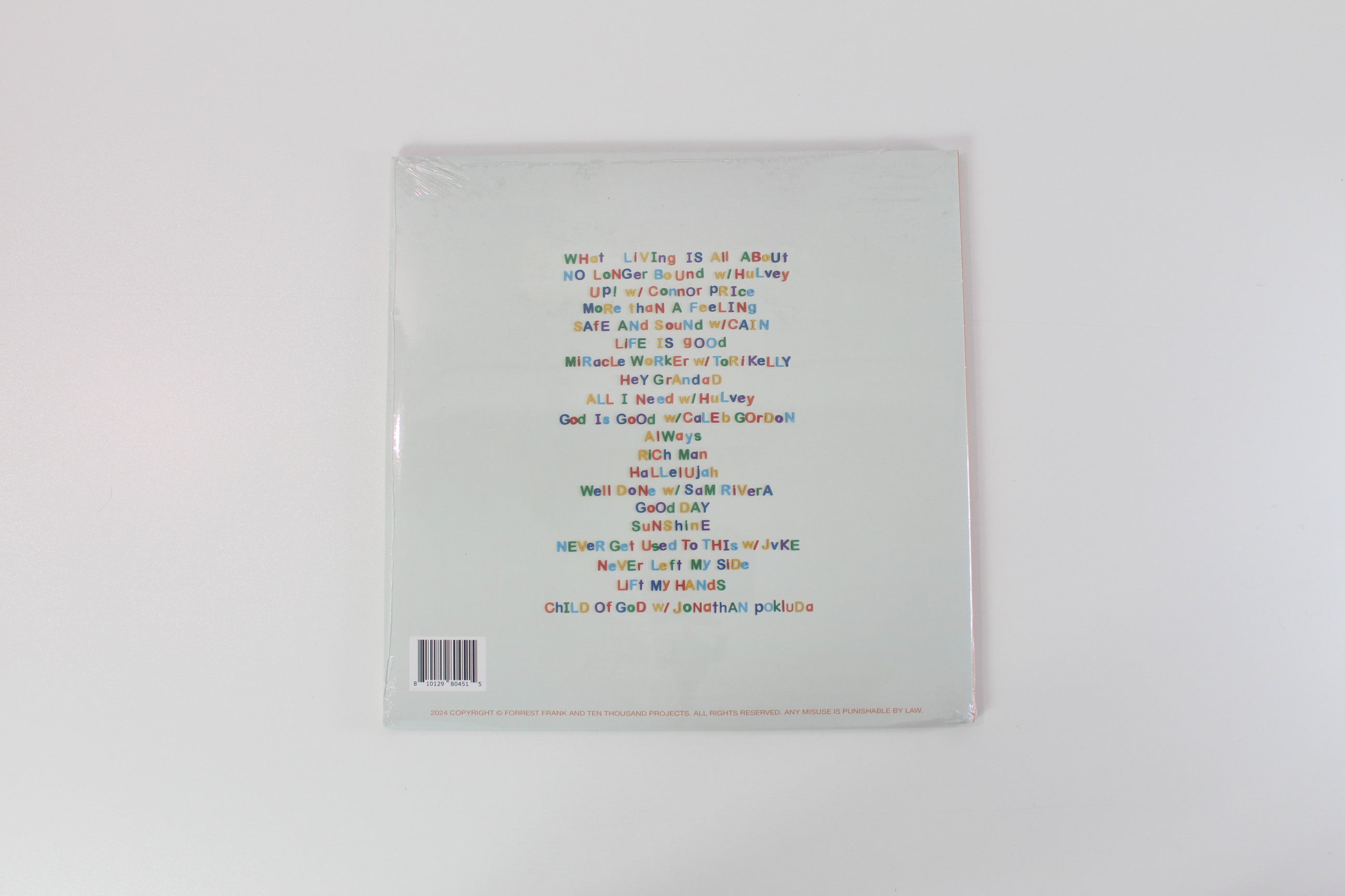 Forrest Frank - Child Of God on TenThousand Projects White Vinyl Sealed