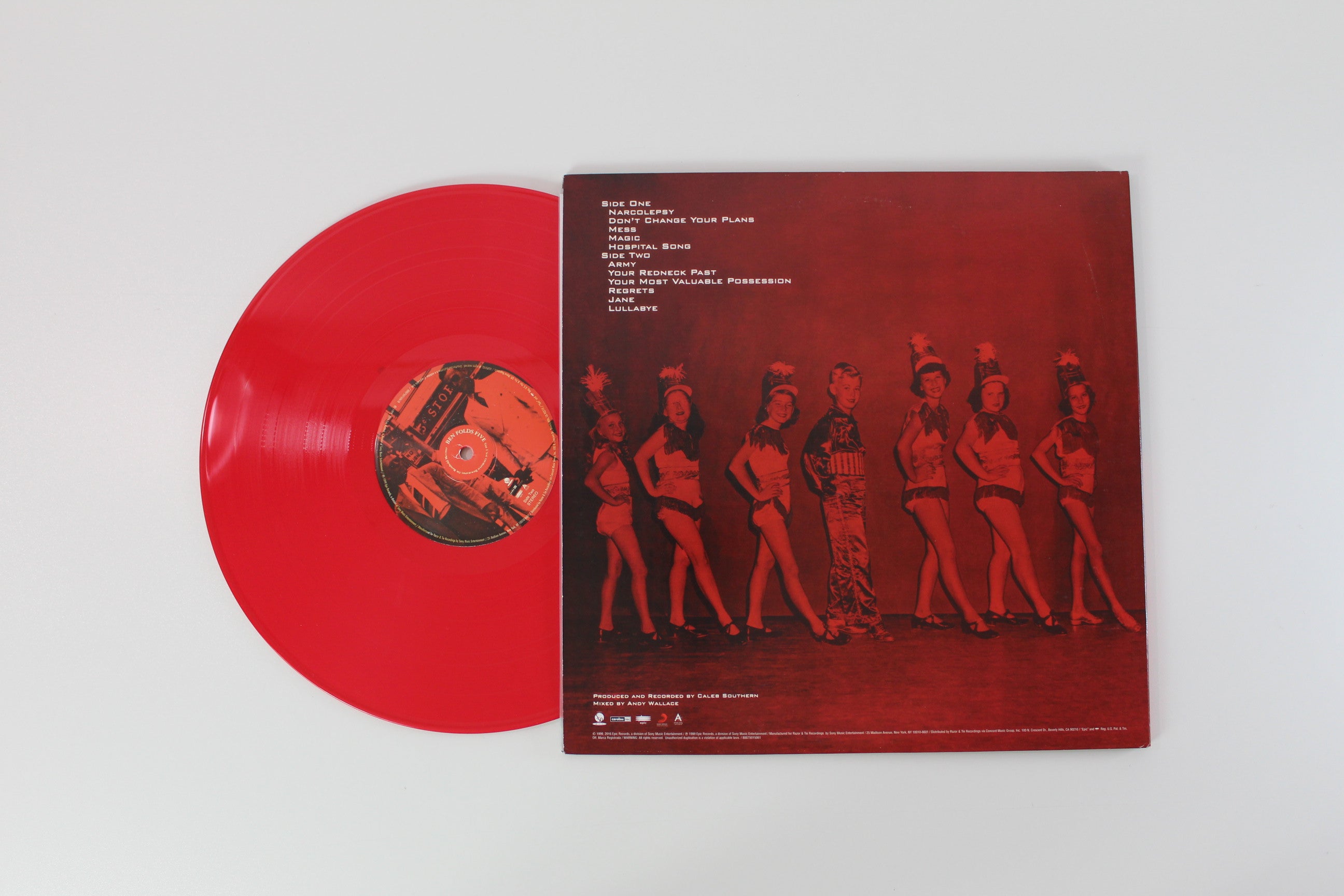 Ben Folds Five - The Unauthorized Biography Of Reinhold Messner on Analog Spark RSD 2017 Ltd Red Vinyl Reissue
