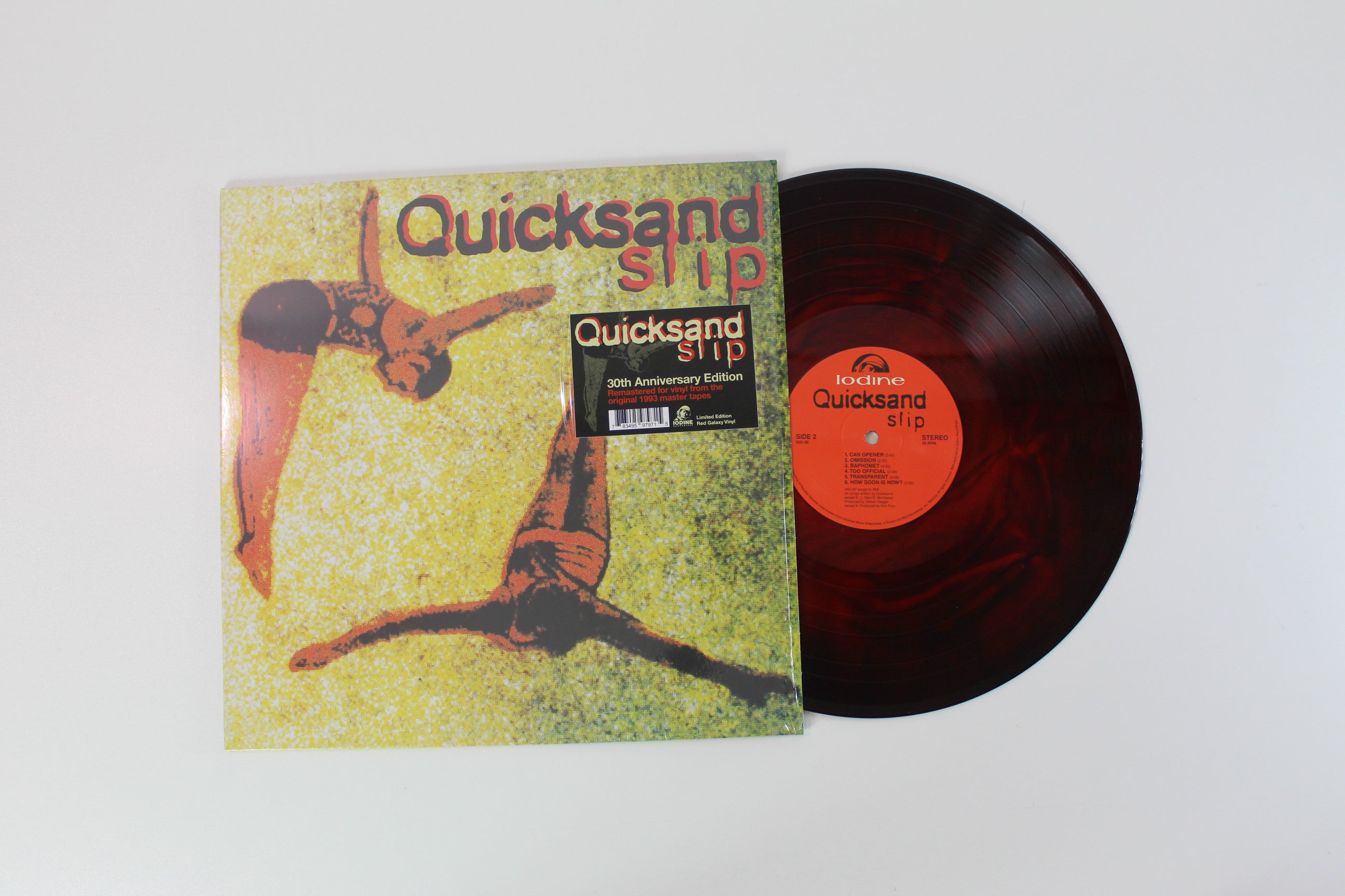 Quicksand - Slip on Iodine Ltd Red Galaxy Vinyl Reissue