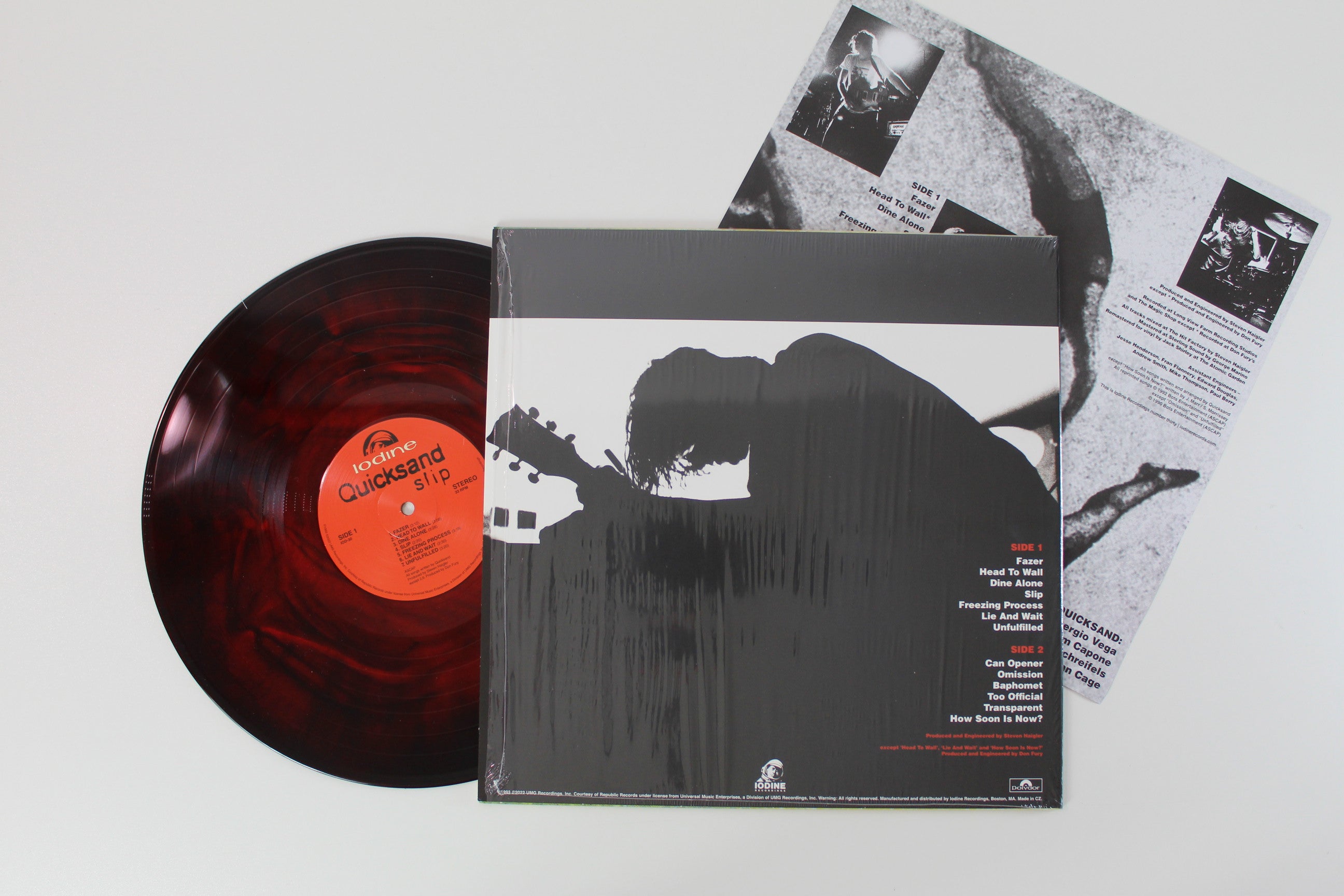 Quicksand - Slip on Iodine Ltd Red Galaxy Vinyl Reissue