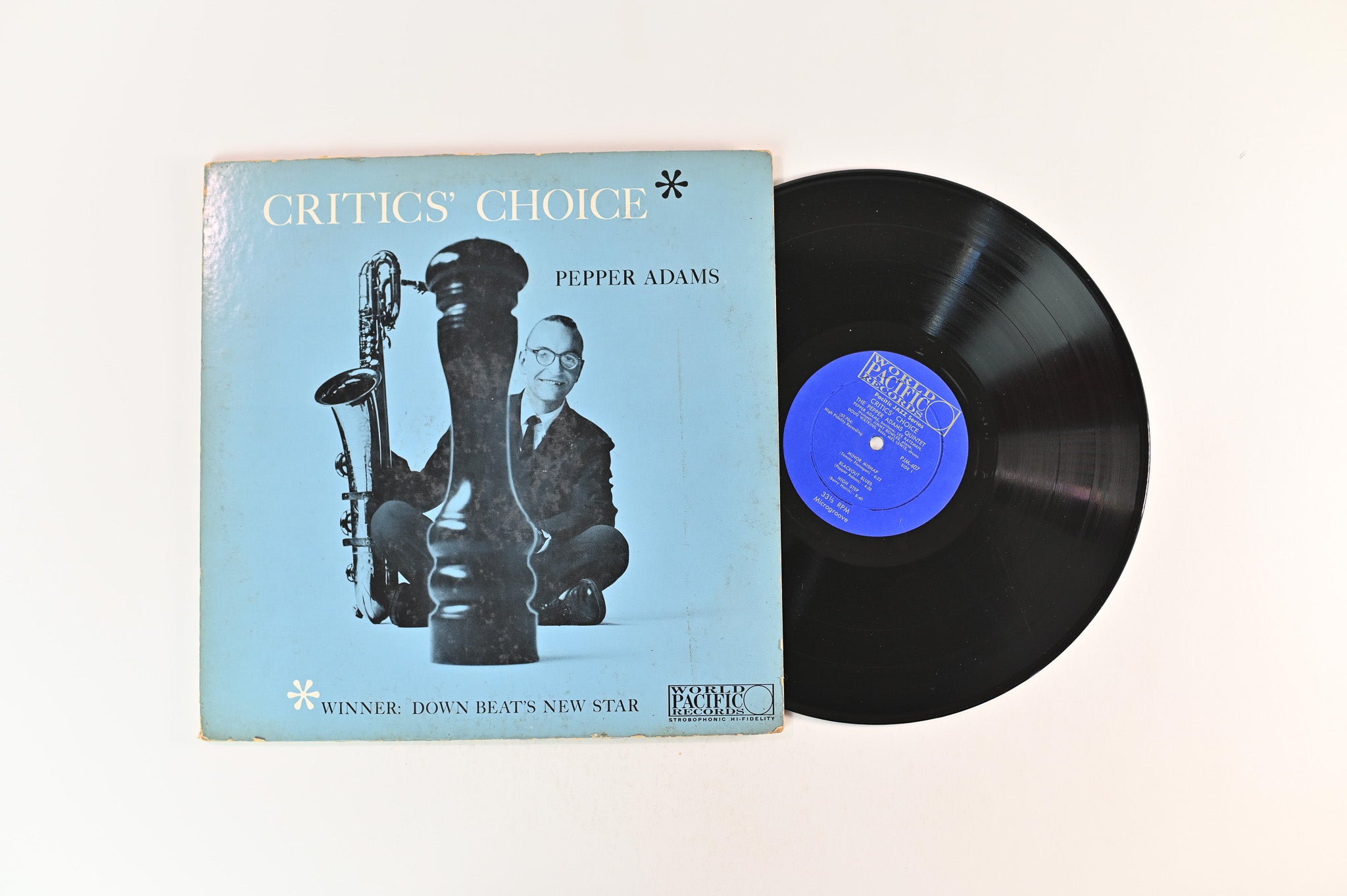 Pepper Adams - Critics' Choice on World Pacific Mono Deep Groove