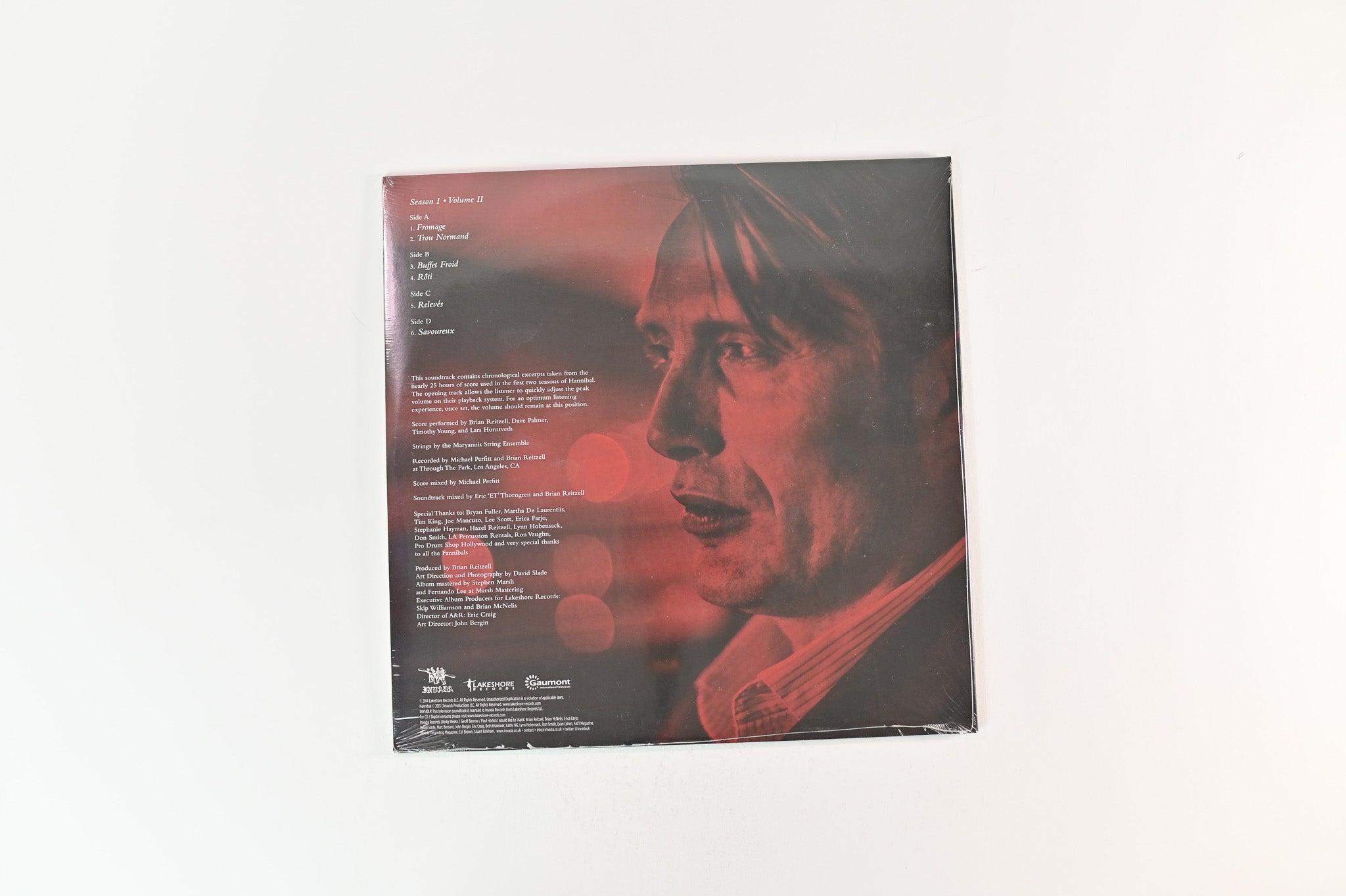 Brian Reitzell - Hannibal: Season I - Volume II (Original Television Soundtrack) on Invada Ltd Amarone Grape Vinyl Sealed