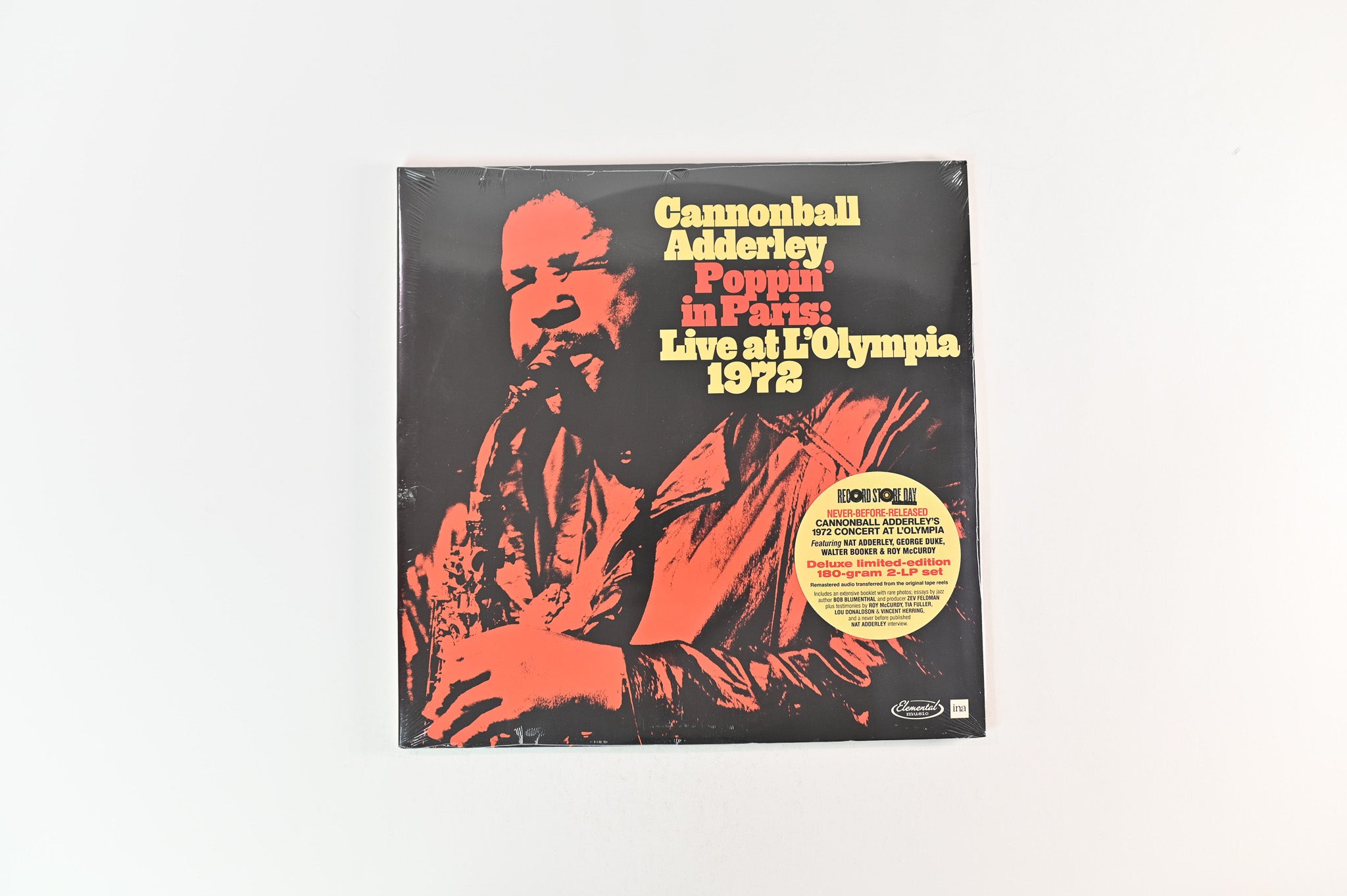 Cannonball Adderley - Poppin' In Paris: Live At L'Olympia 1972 on Elemental Music RSD 2024 Ltd Numbered Sealed
