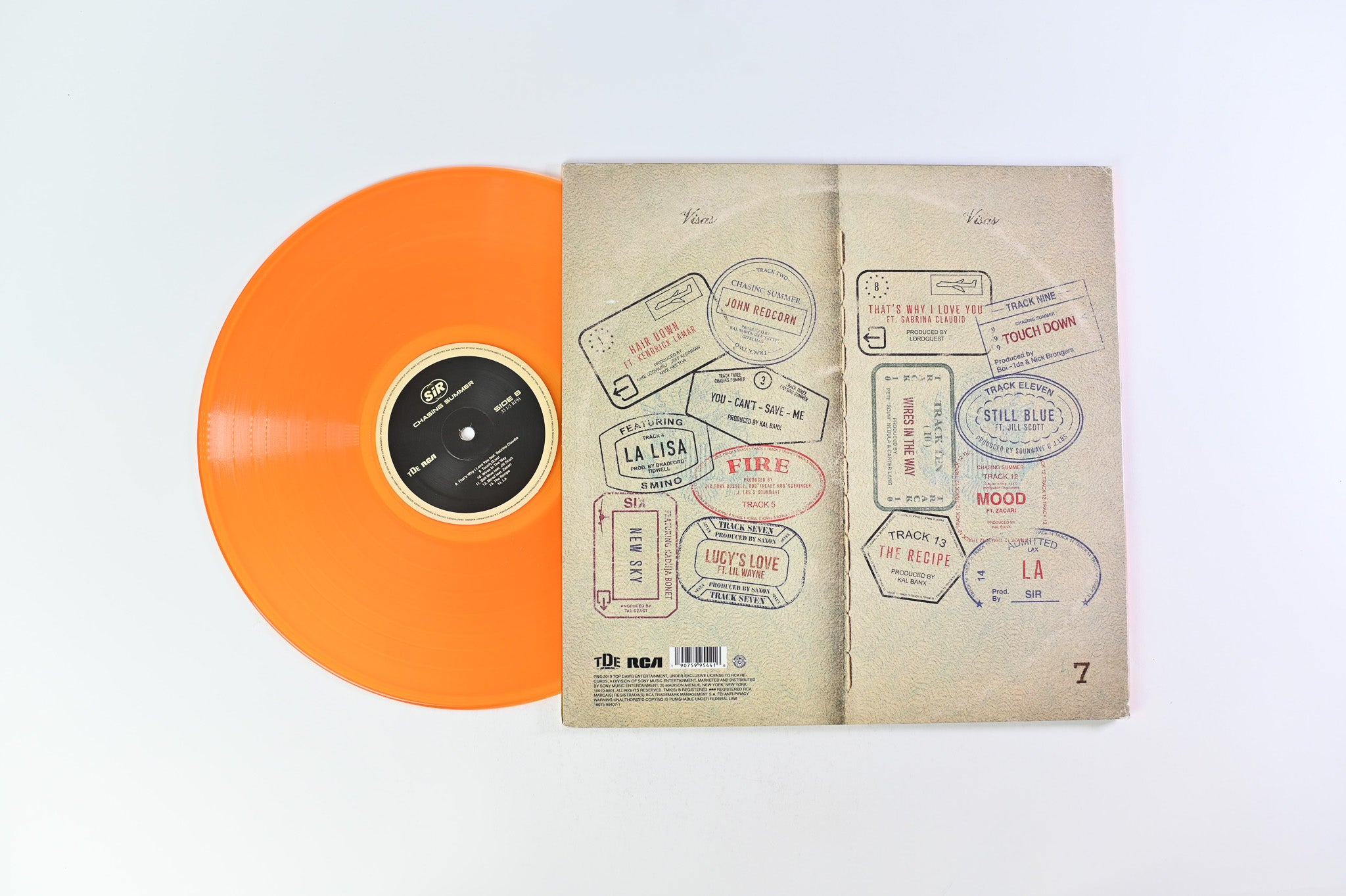 SiR - Chasing Summer on Top Dog Entertainment Ltd Orange Translucent