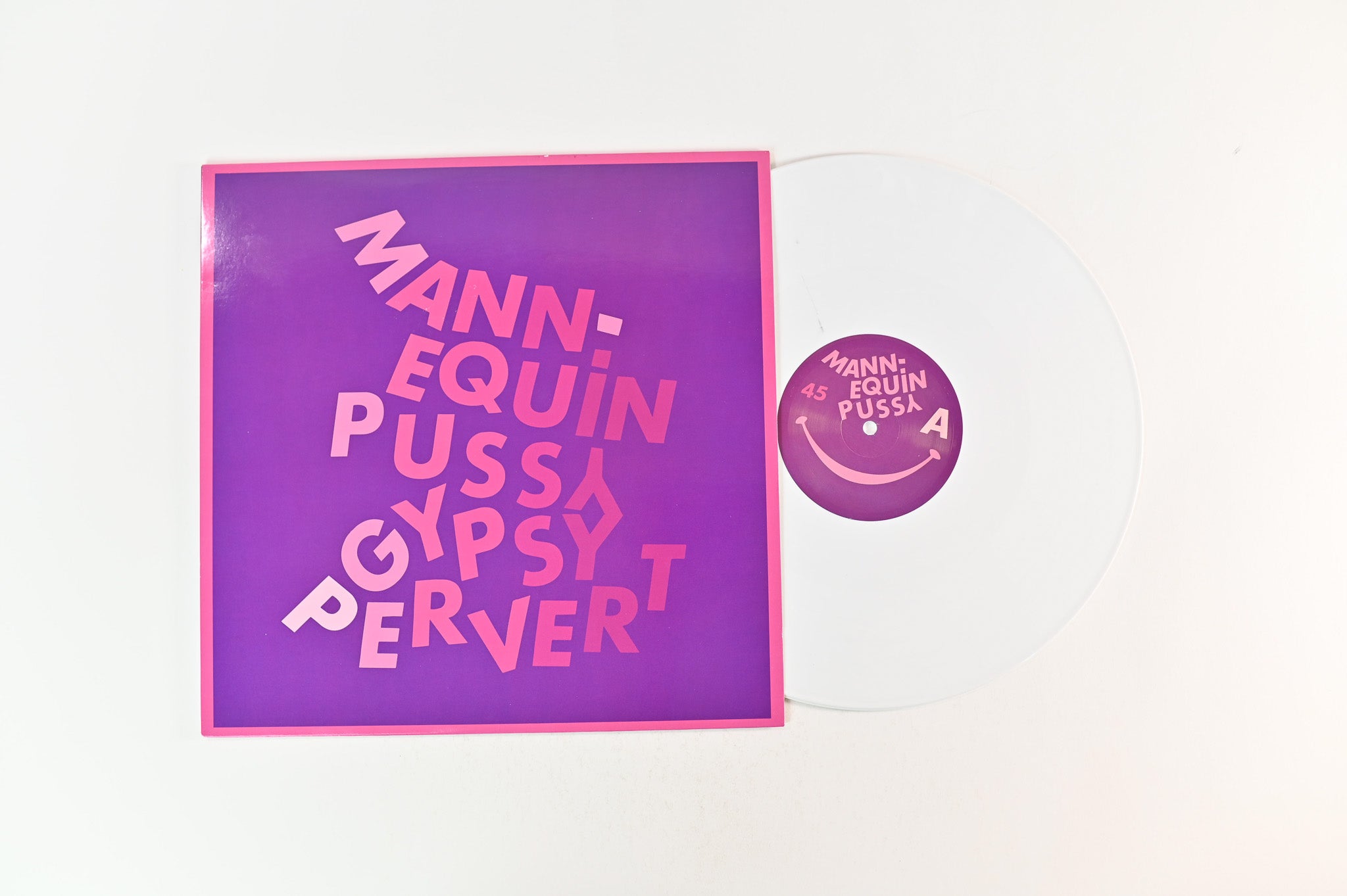 Mannequin Pussy - Gypsy Pervert on Tiny Engines 45 RPM 12" Ltd White Reissue