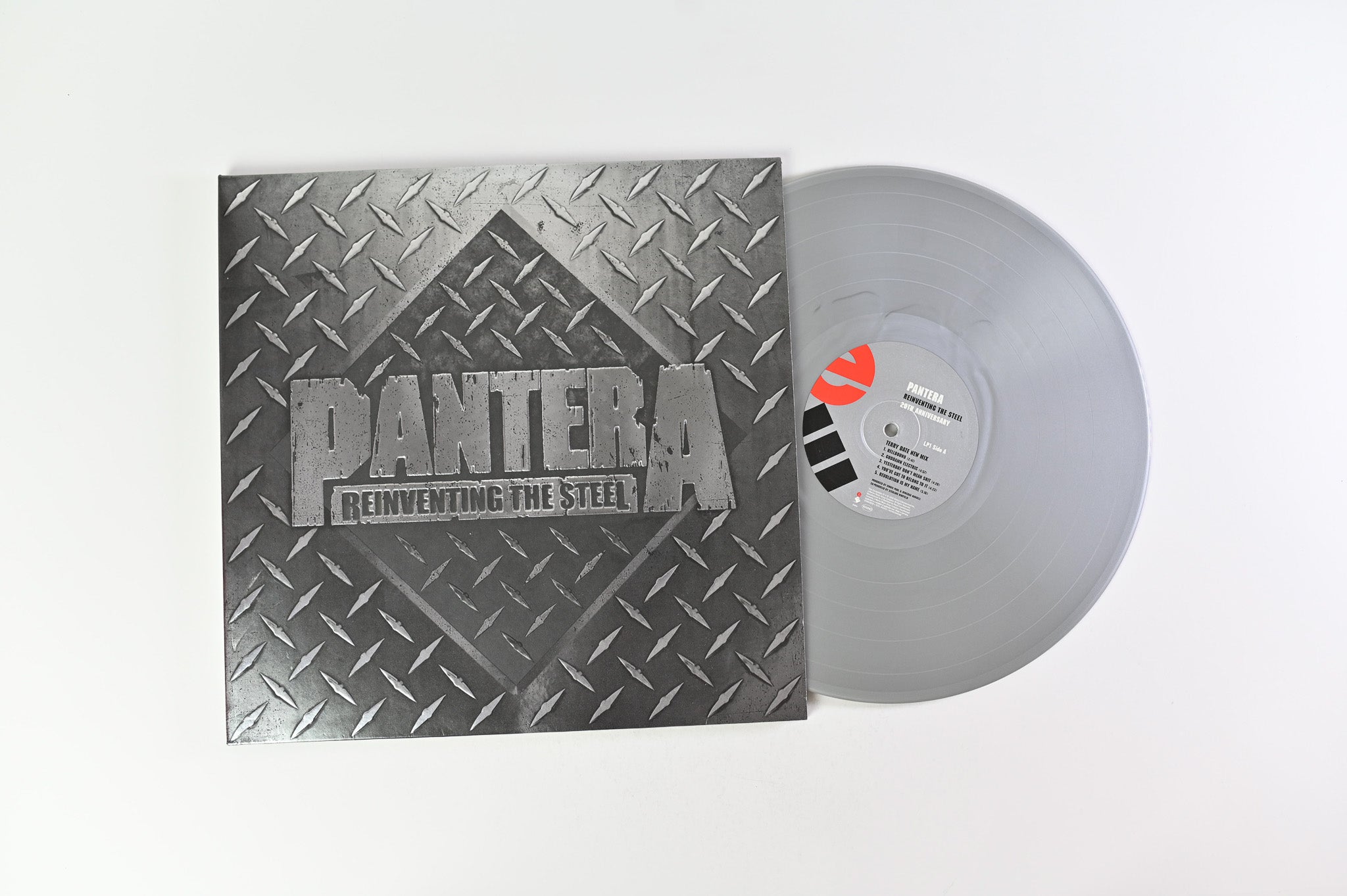 Pantera - Reinventing The Steel on Elektra Rhino Silver Vinyl Reissue