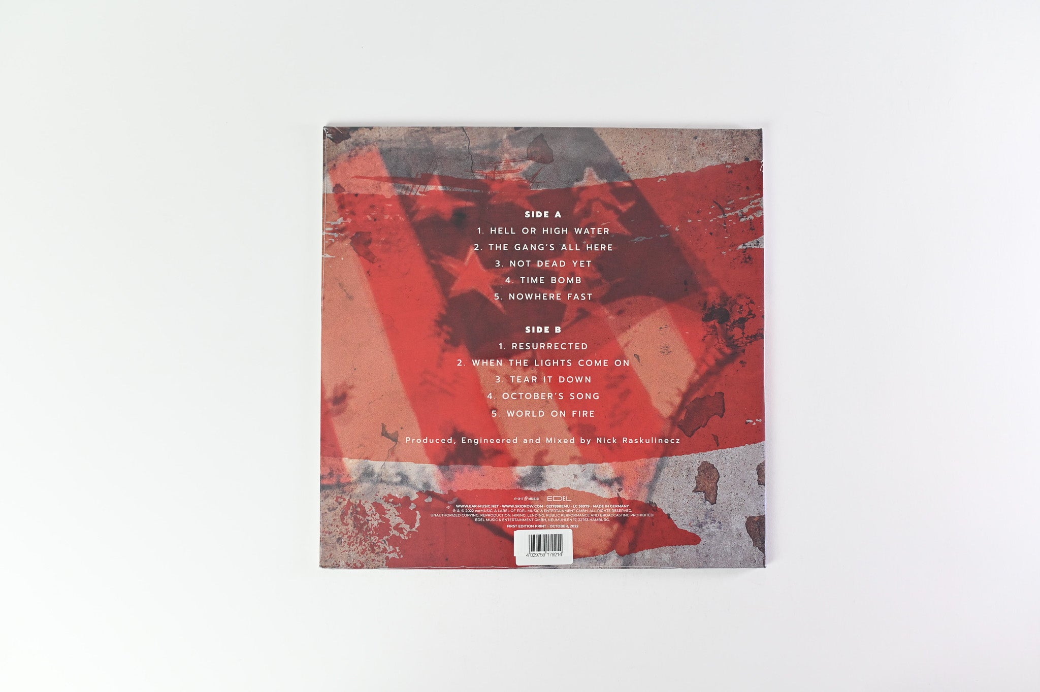 Skid Row - The Gang's All Here on Ear Music - White Vinyl