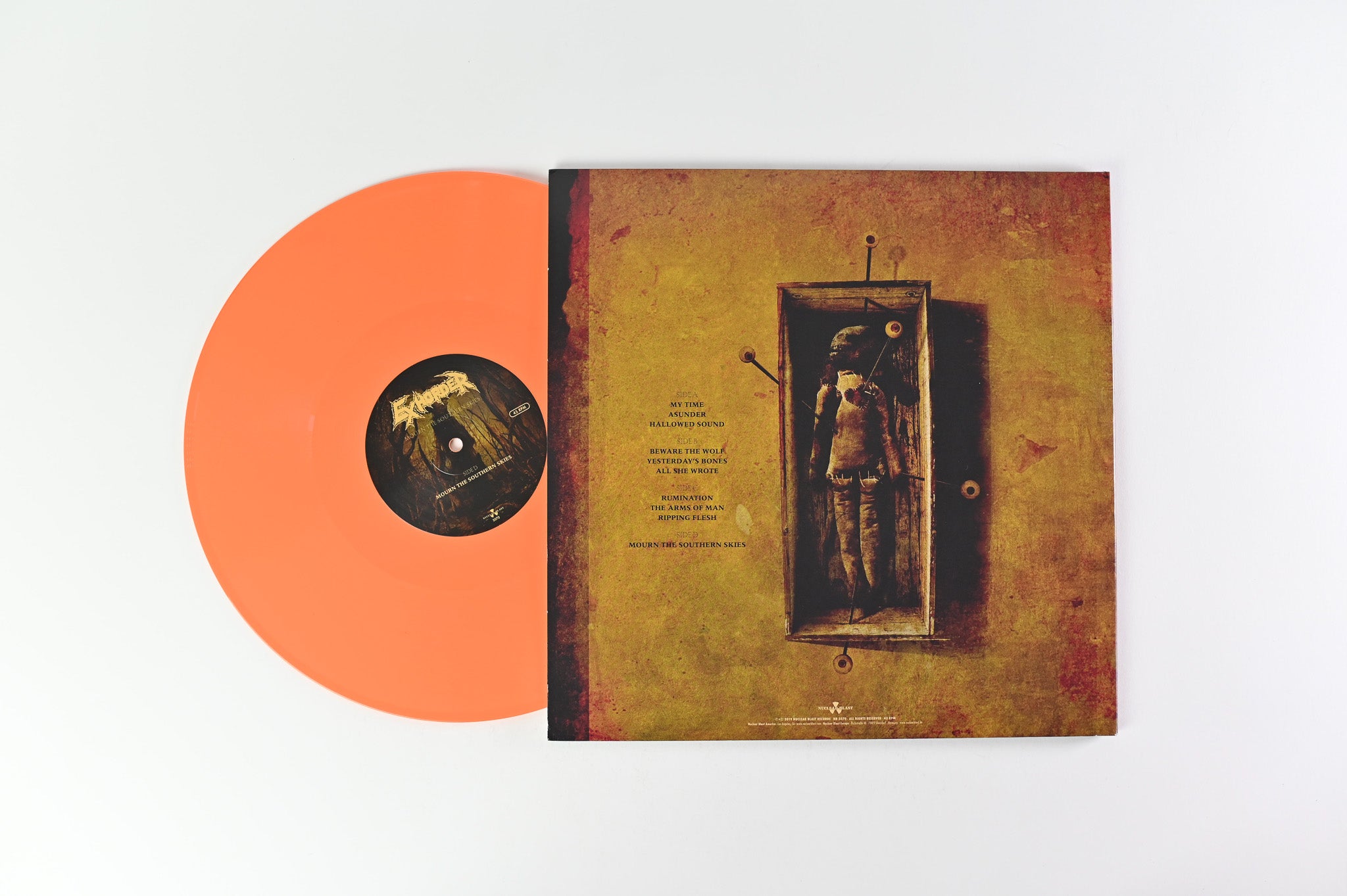 Exhorder - Mourn The Southern Skies on Nuclear Blast - Orange Vinyl