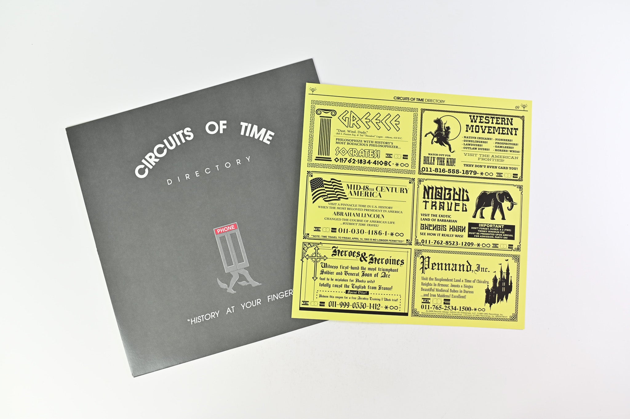 Various - Bill & Ted's Excellent Adventure - Original Motion Picture Soundtrack on A&M Ltd Blue Translucent