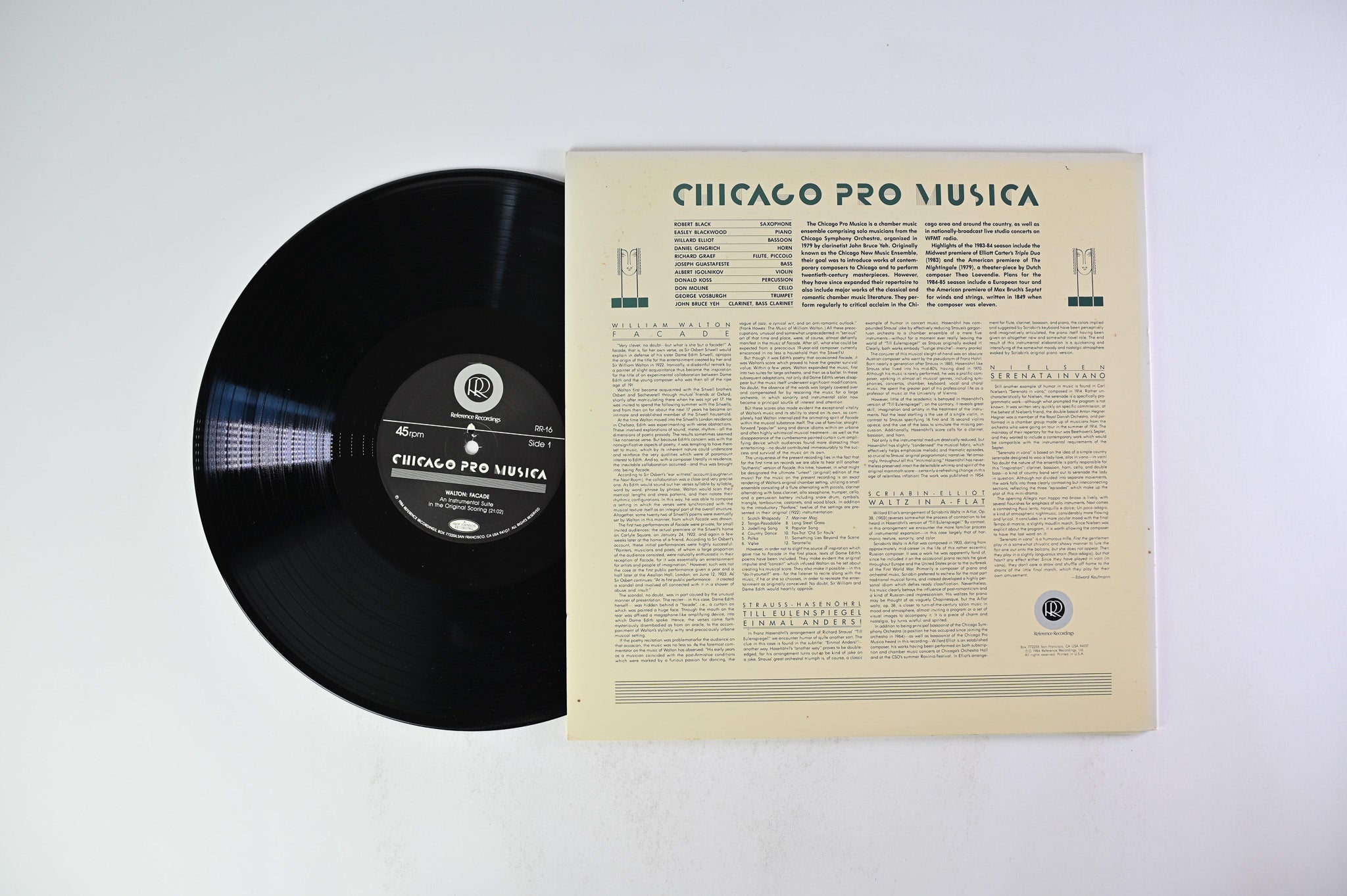 Sir William Walton - Facade Suite on Reference Recordings