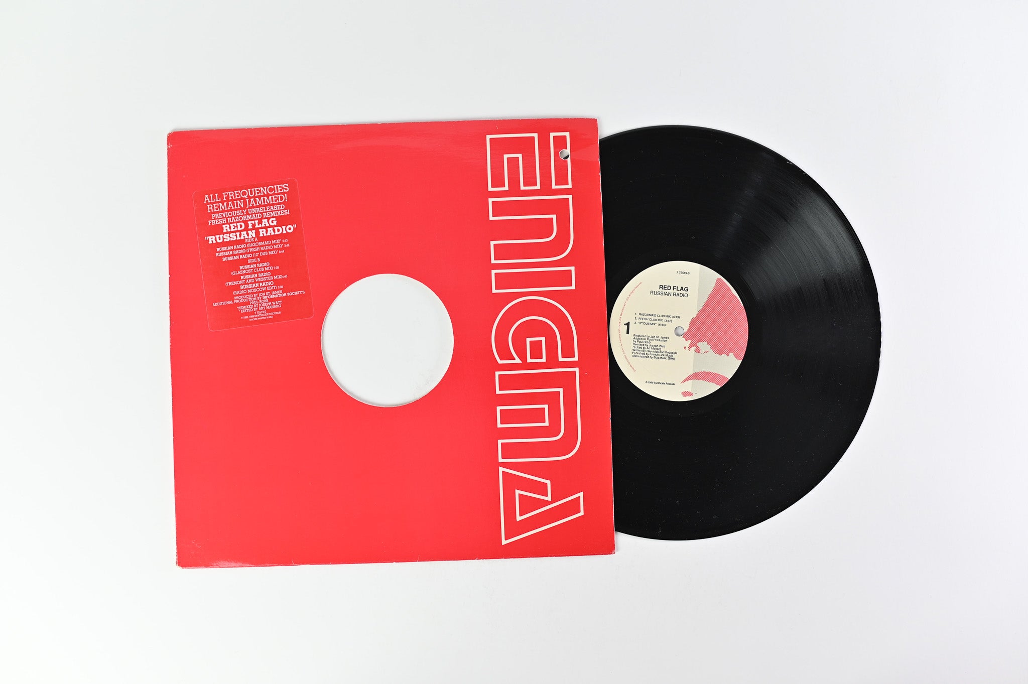 Red Flag - Russian Radio on Enigma - 12" Single
