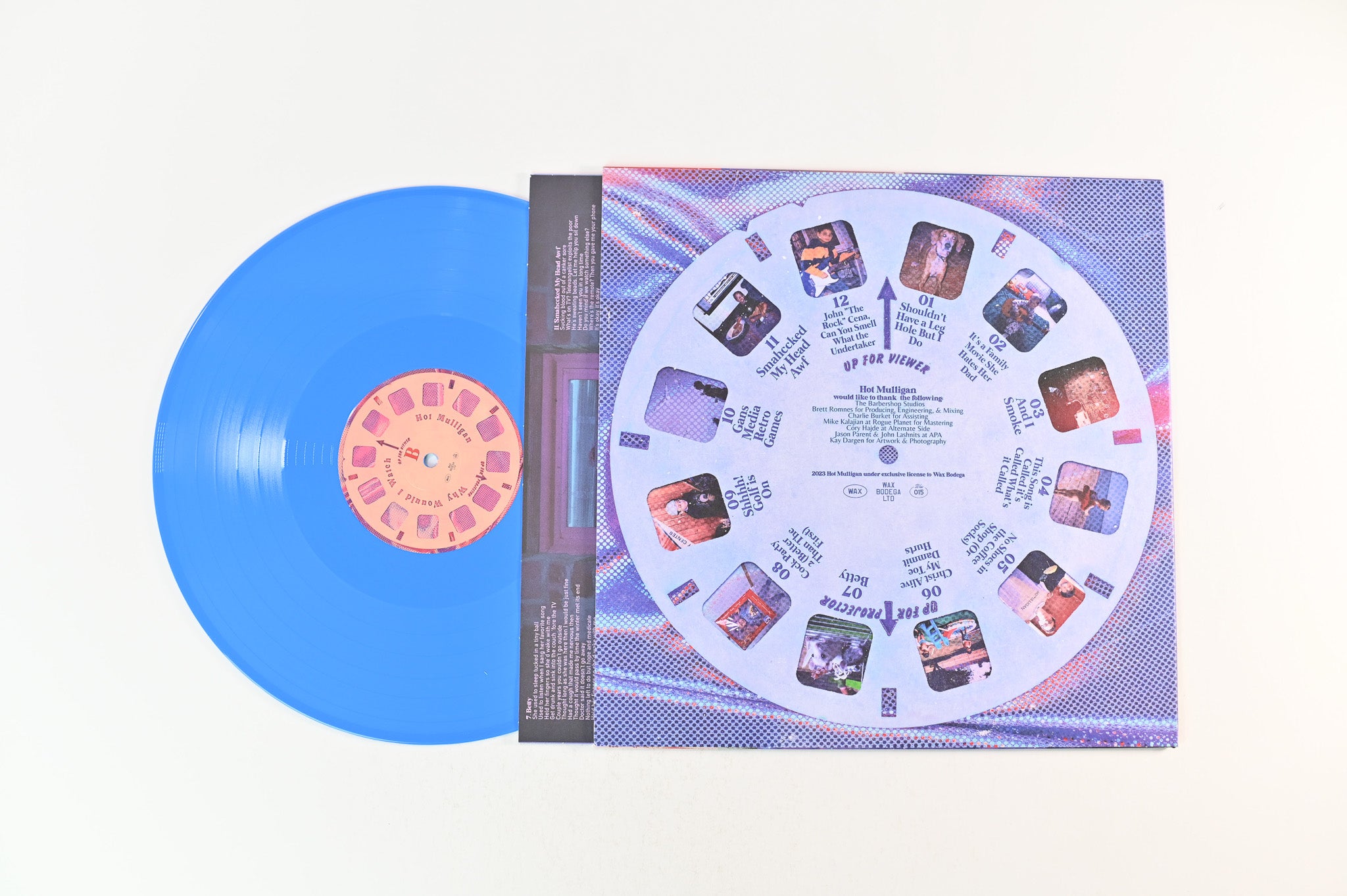 Hot Mulligan - Why Would I Watch on Wax Bodega Blue Sky Vinyl