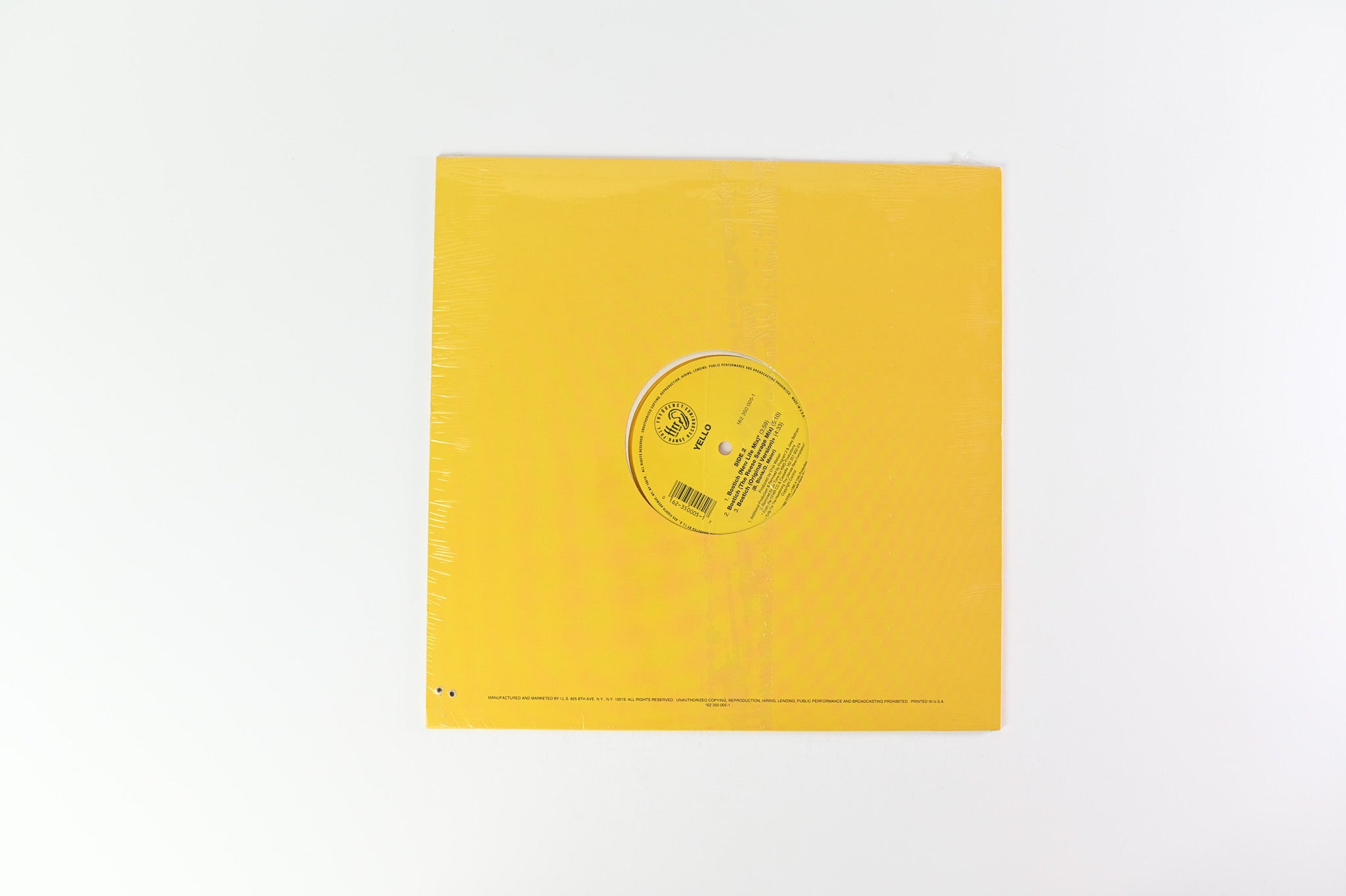 Yello - Bostich on FFRR - Sealed