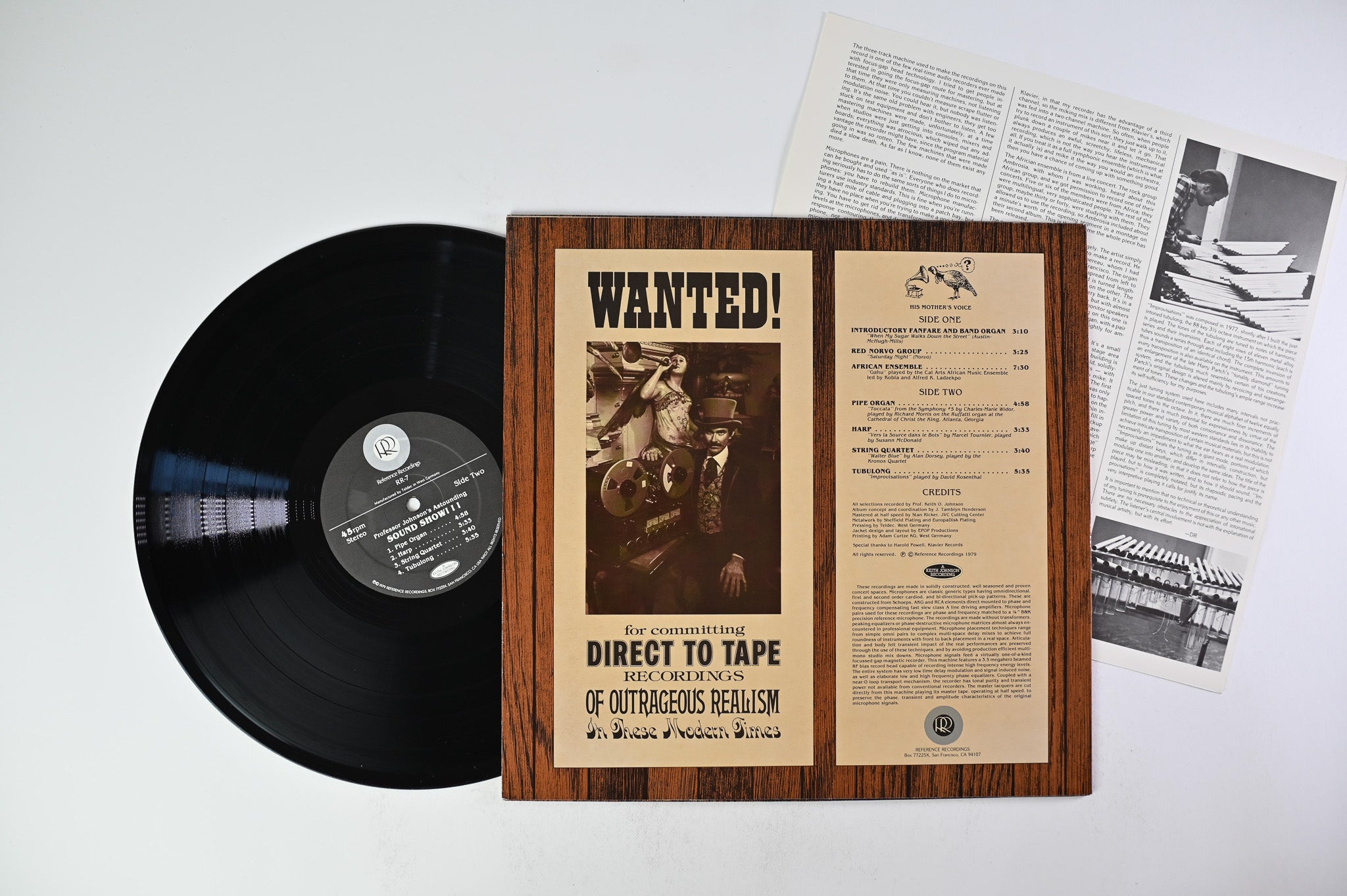 Various - Professor Johnson's Astounding Sound Show on Reference Recordings