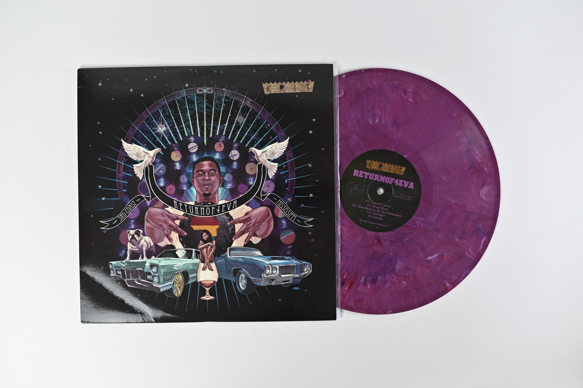 Big K.R.I.T. - The Underground Edition on Nature Sounds Ltd Purple Marbled / Gold Box Set